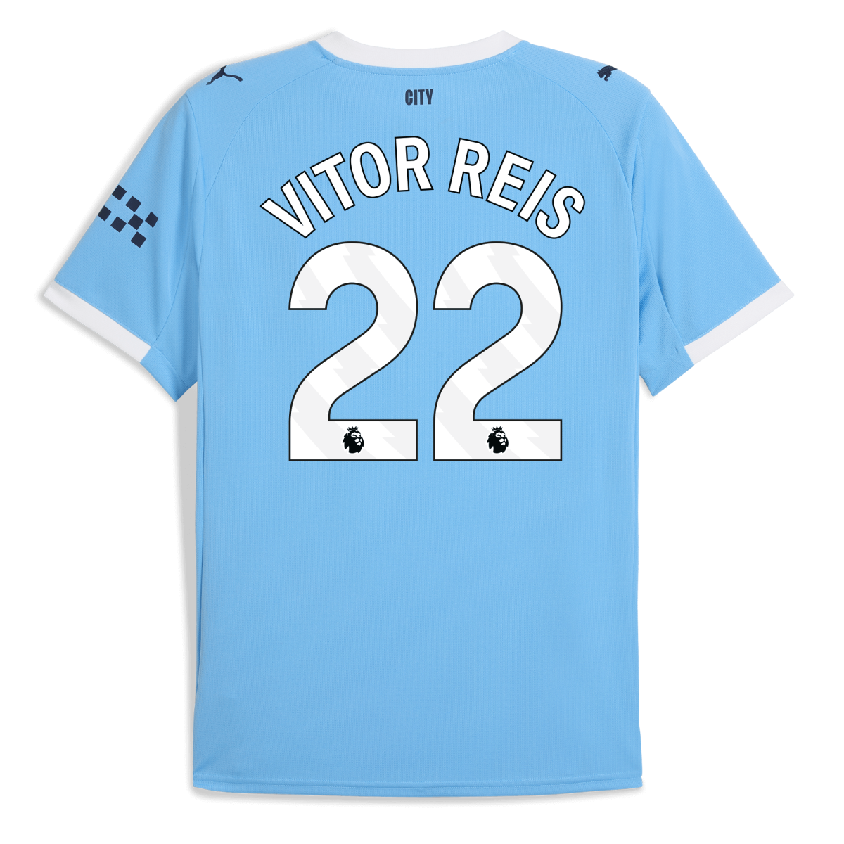 Manchester City manchester city home jersey 202526 with vitor reis 22 printing Collection - ManchesterCitystore.com