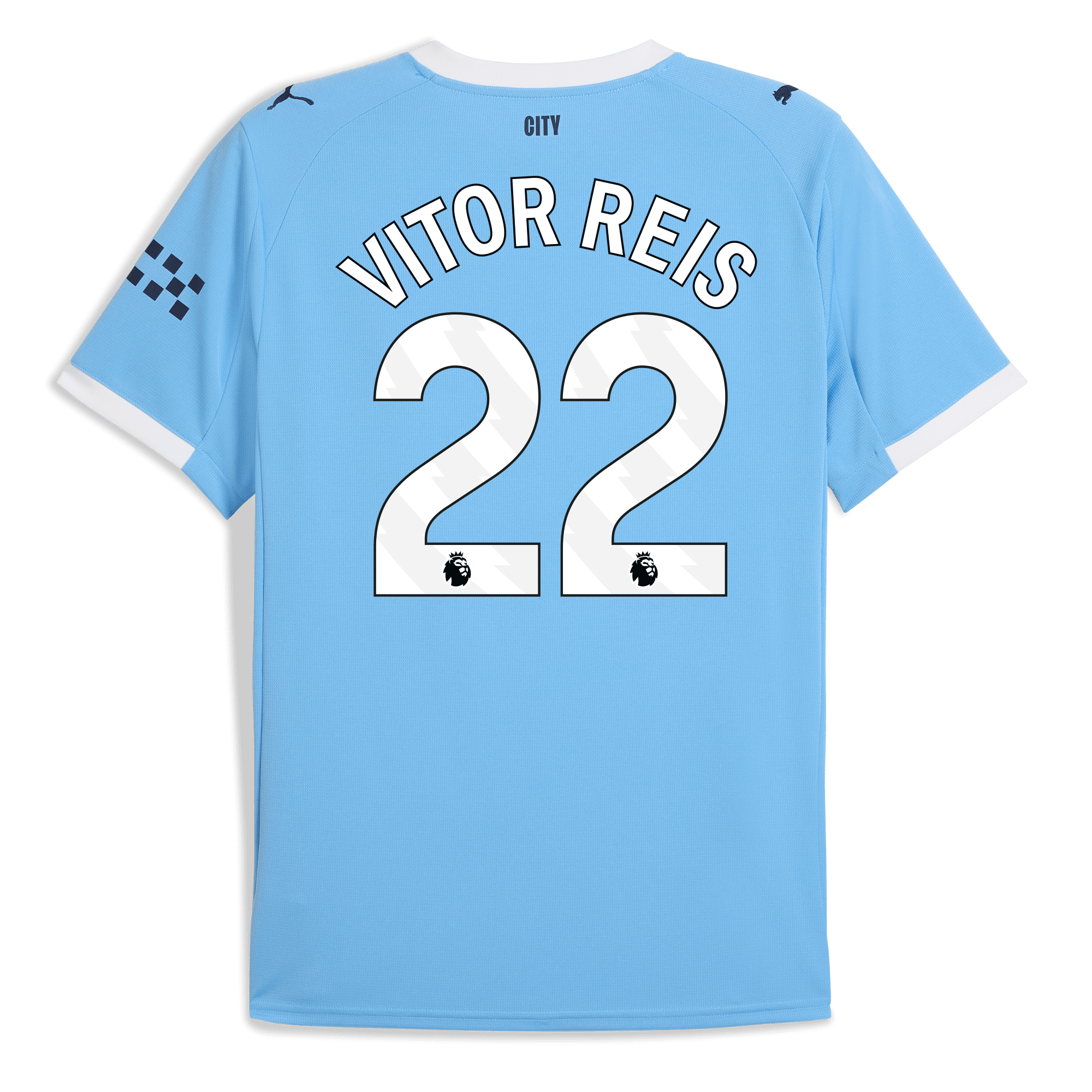 Manchester City manchester city home jersey 202526 with vitor reis 22 printing Collection - ManchesterCitystore.com