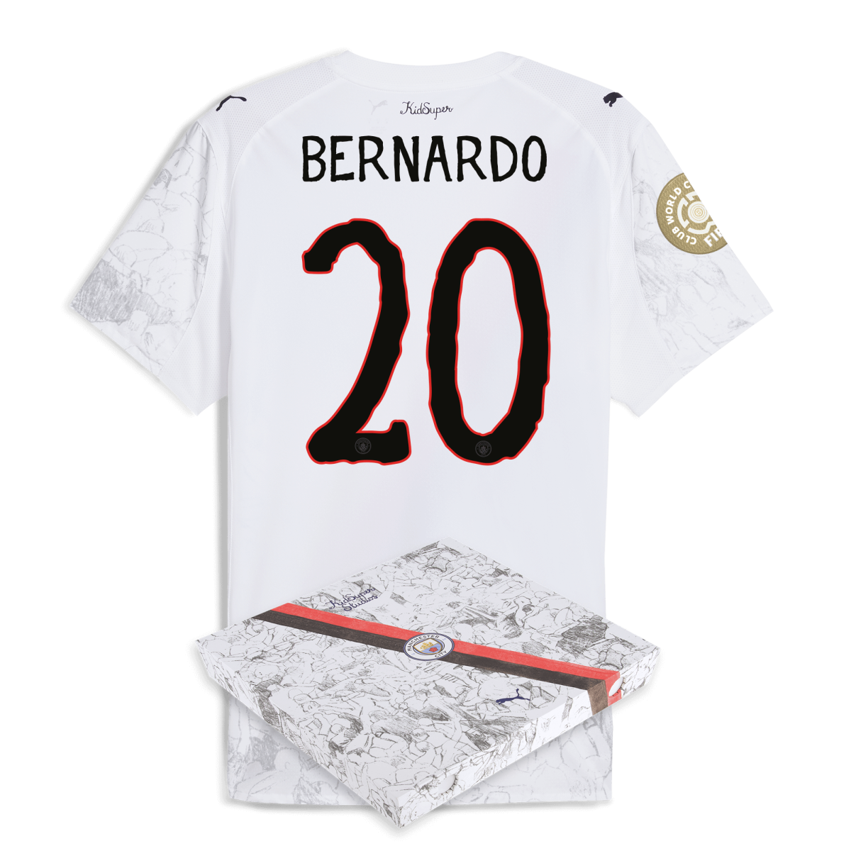 Manchester City manchester city kidsuper authentic jersey 202526 club world cup with bernardo 20 printing in gift box Collection - ManchesterCitystore.com