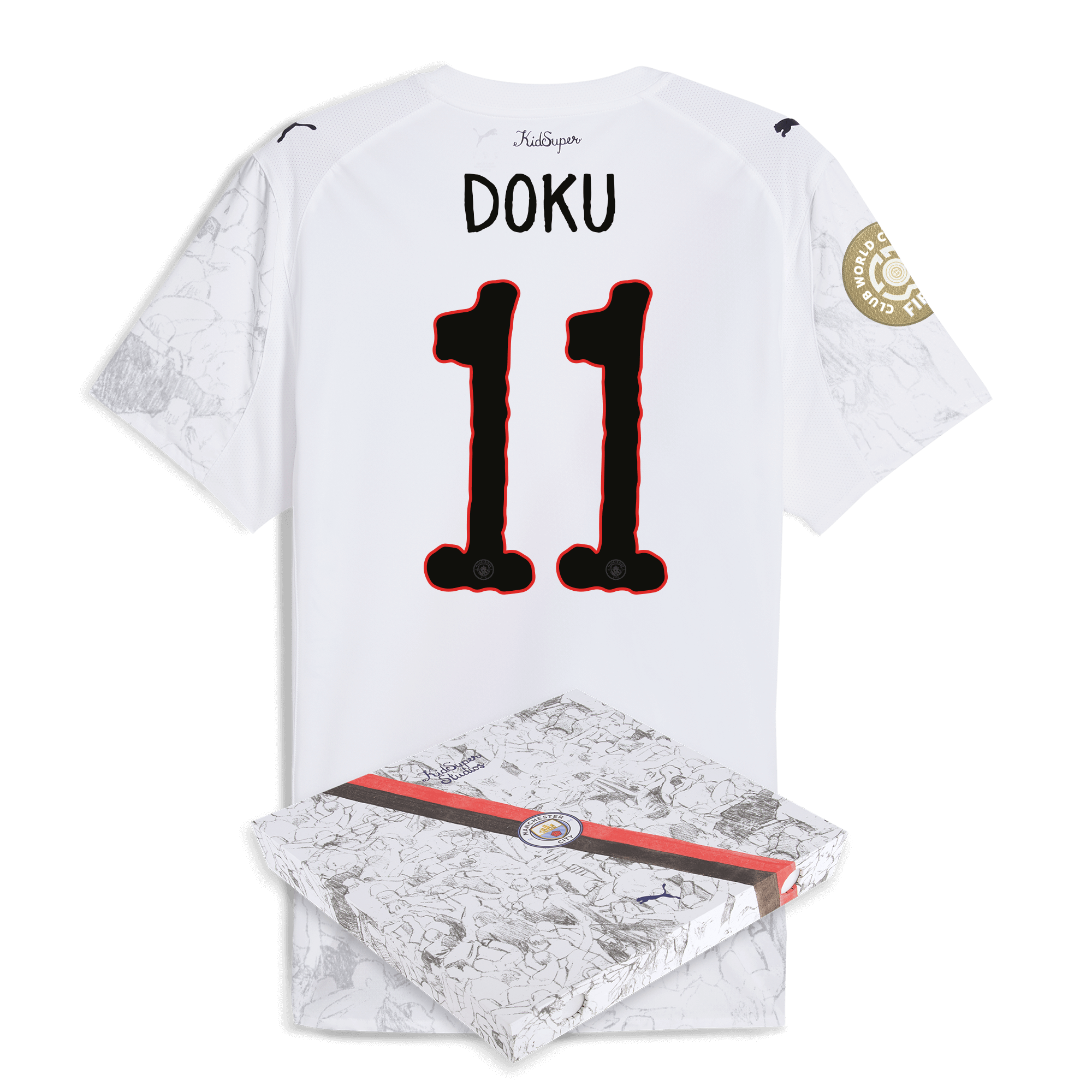 Manchester City manchester city kidsuper authentic jersey 202526 club world cup with doku 11 printing in gift box Collection - ManchesterCitystore.com