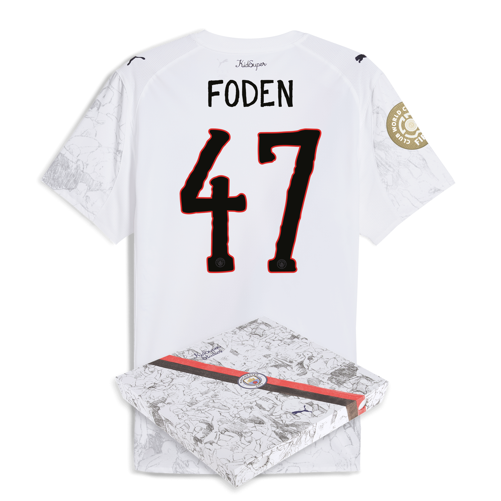 Manchester City manchester city kidsuper authentic jersey 202526 club world cup with foden 47 printing in gift box Collection - ManchesterCitystore.com