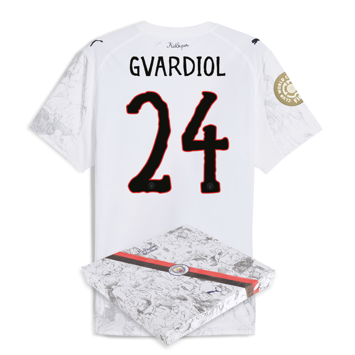 Manchester City manchester city kidsuper authentic jersey 202526 club world cup with gvardiol 24 printing in gift box Collection - ManchesterCitystore.com
