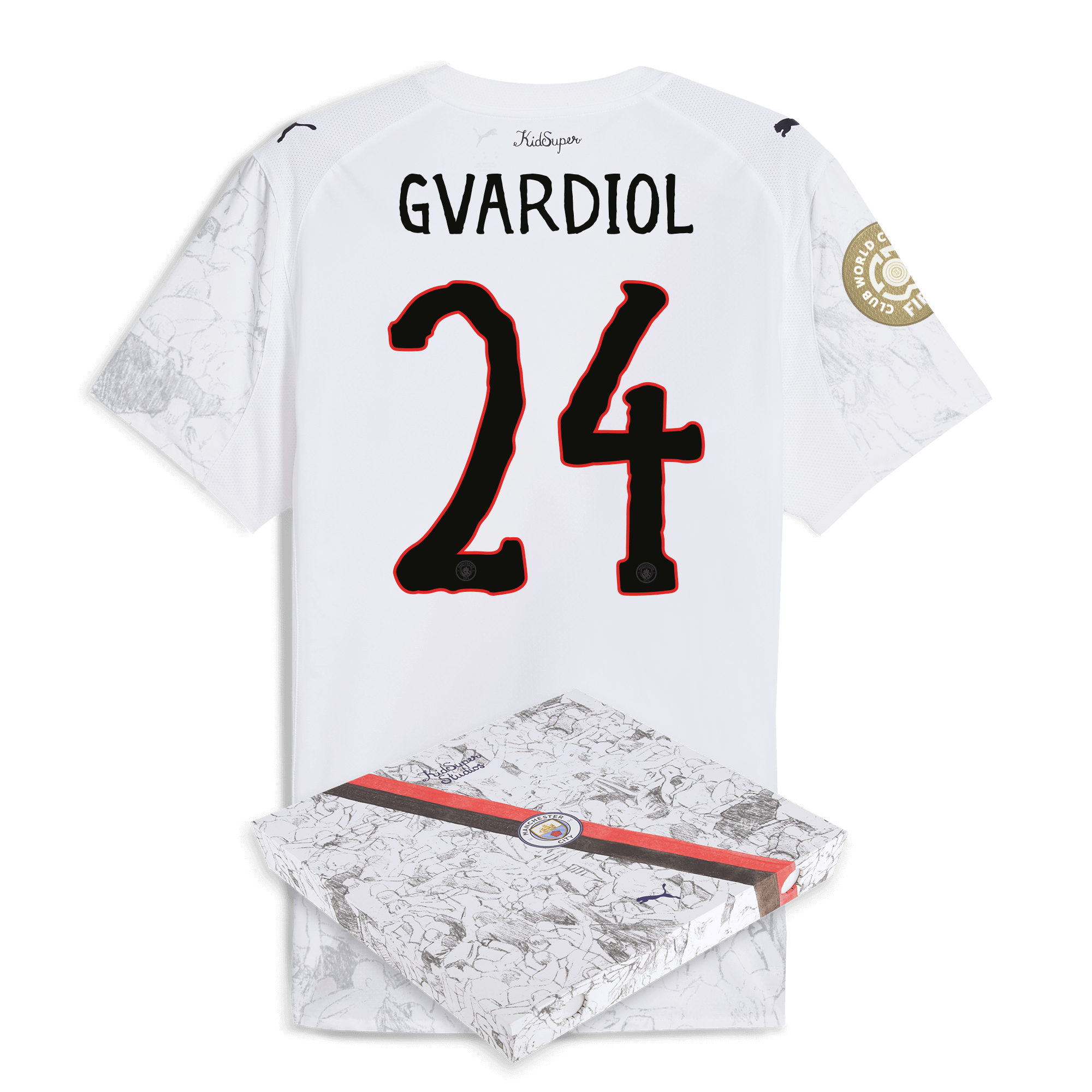 Manchester City manchester city kidsuper authentic jersey 202526 club world cup with gvardiol 24 printing in gift box Collection - ManchesterCitystore.com