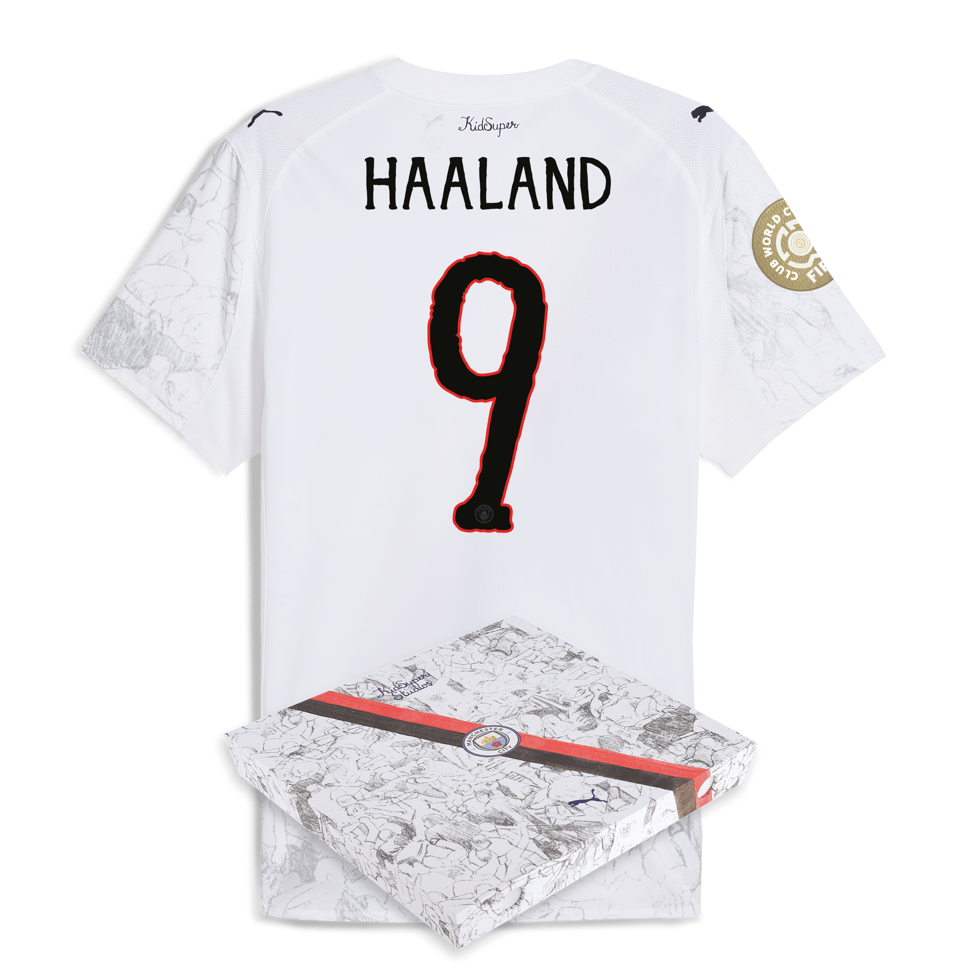 Manchester City manchester city kidsuper authentic jersey 202526 club world cup with haaland 9 printing in gift box Collection - ManchesterCitystore.com