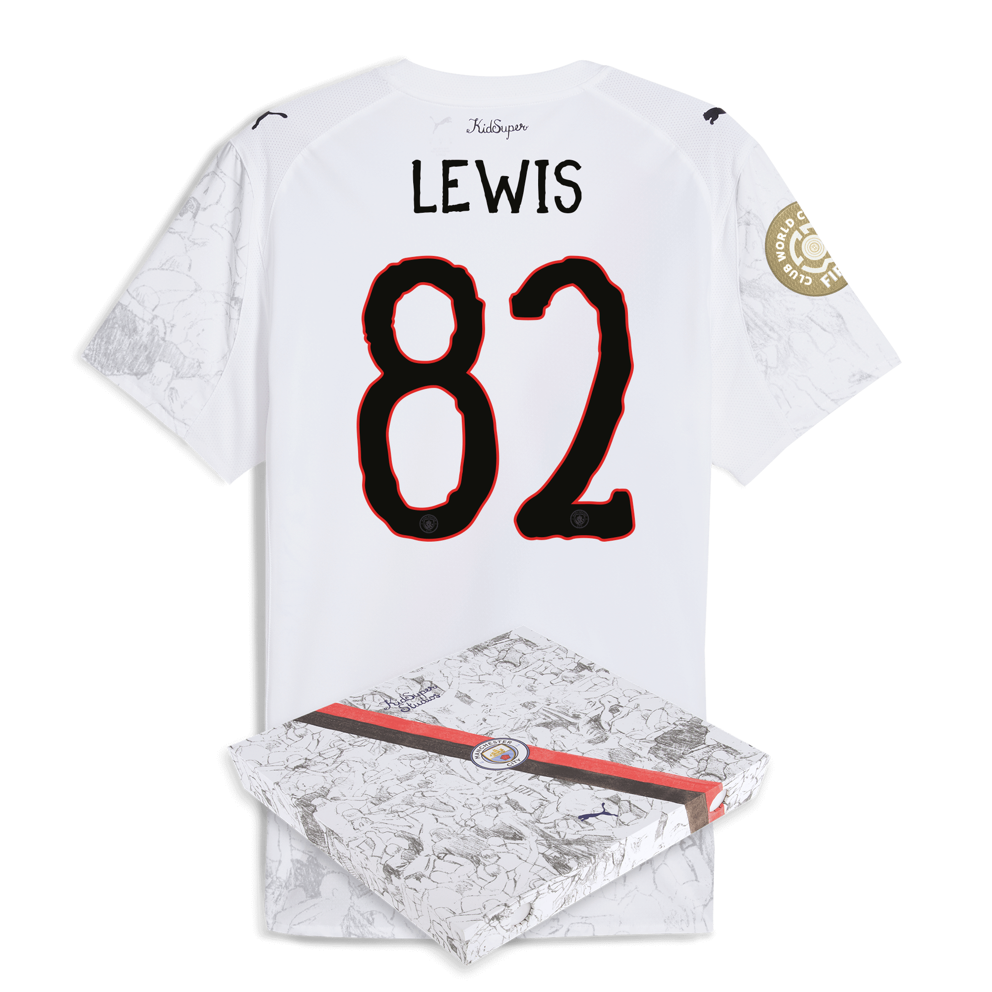 Manchester City manchester city kidsuper authentic jersey 202526 club world cup with lewis 82 printing in gift box Collection - ManchesterCitystore.com