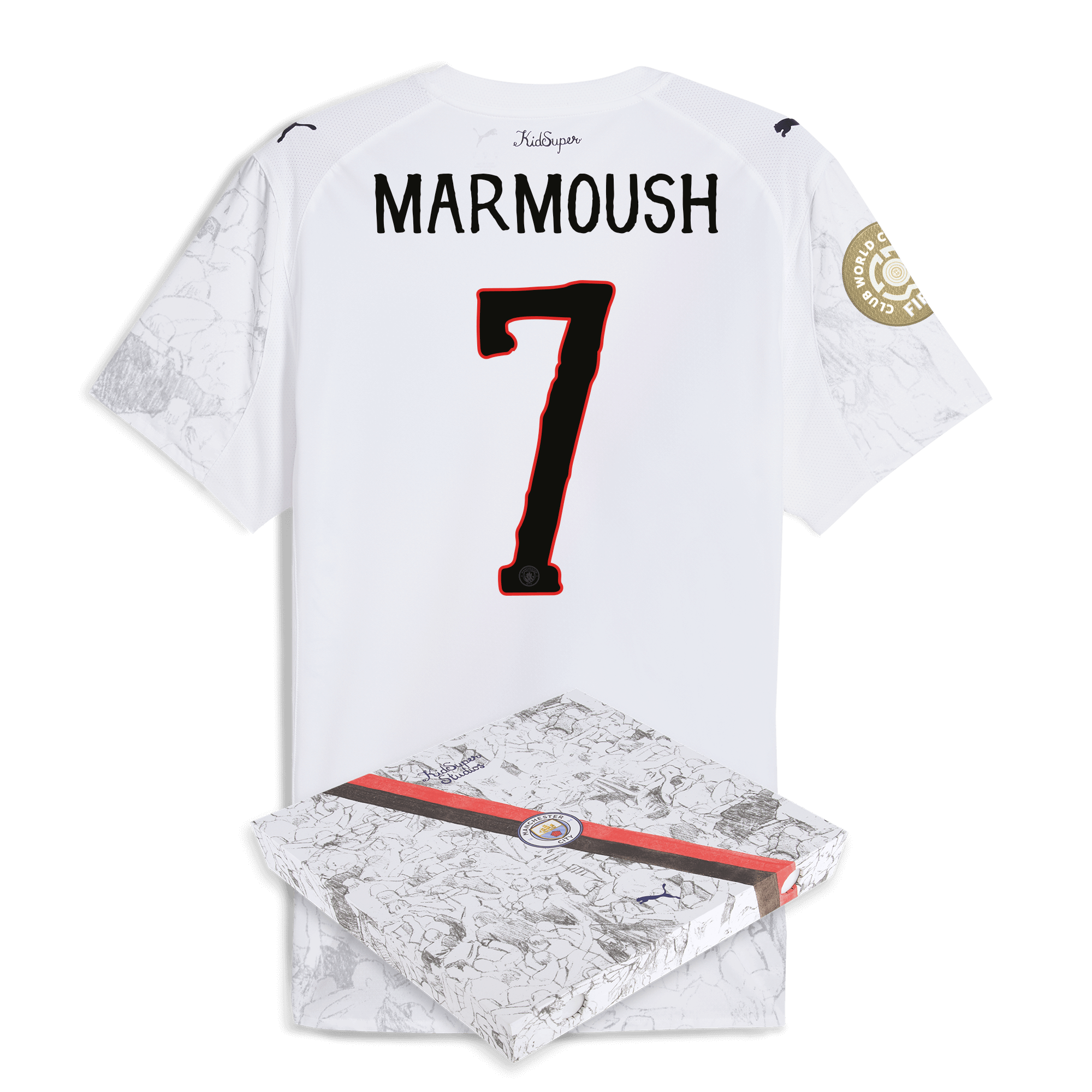 Manchester City manchester city kidsuper authentic jersey 202526 club world cup with marmoush 7 printing in gift box Collection - ManchesterCitystore.com