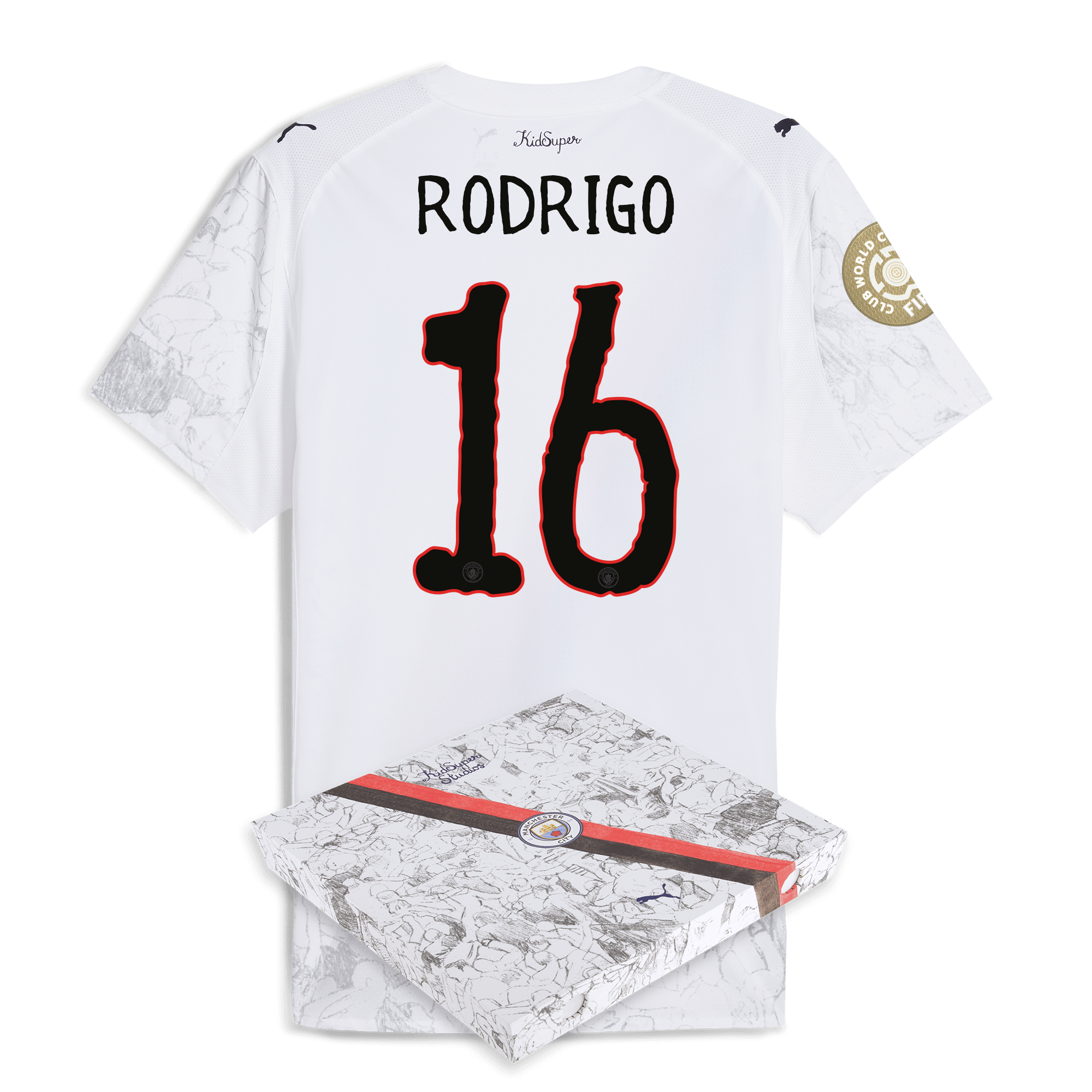 Manchester City manchester city kidsuper authentic jersey 202526 club world cup with rodrigo 16 printing in gift box Collection - ManchesterCitystore.com