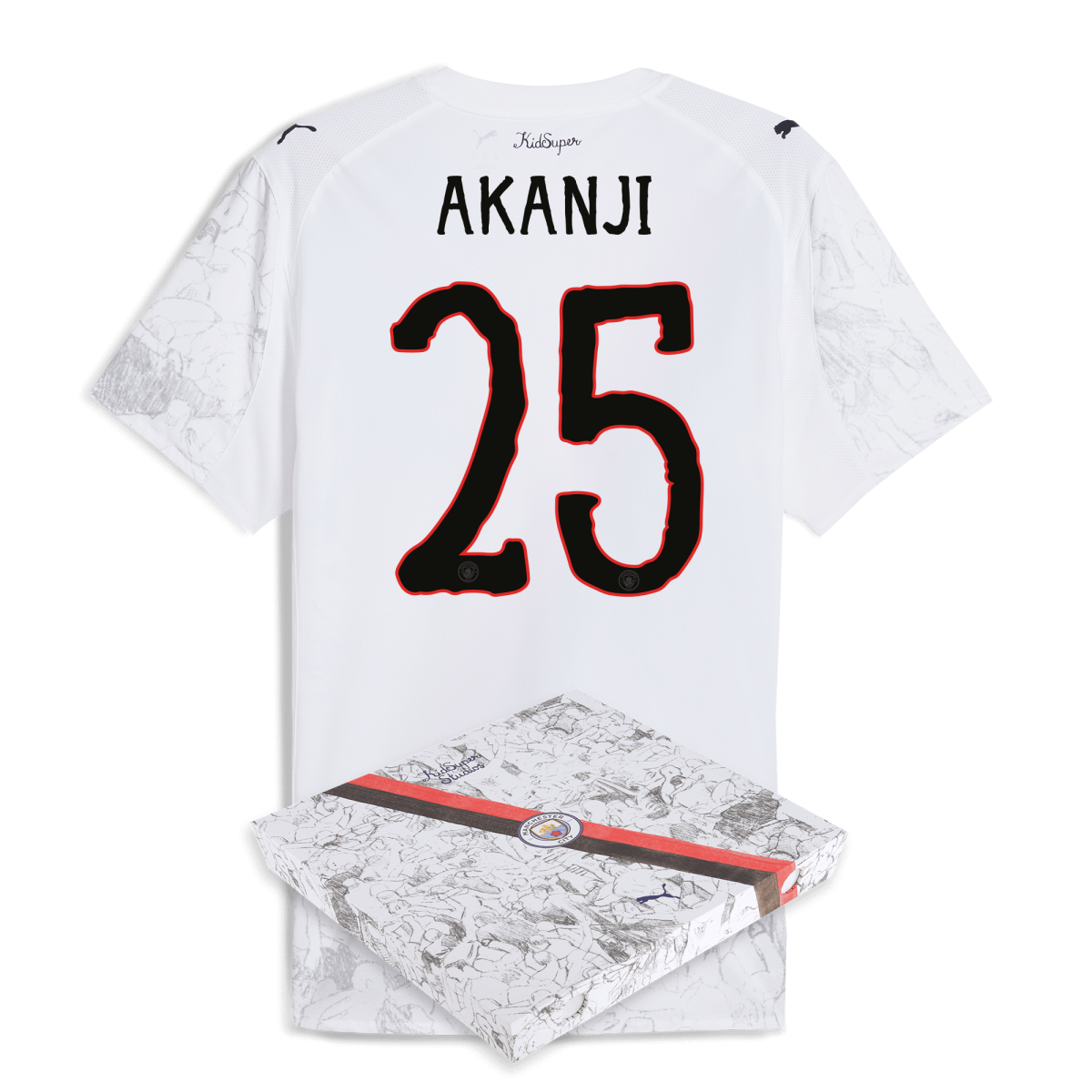 Manchester City manchester city kidsuper authentic jersey 202526 with akanji 25 printing in gift box Collection - ManchesterCitystore.com