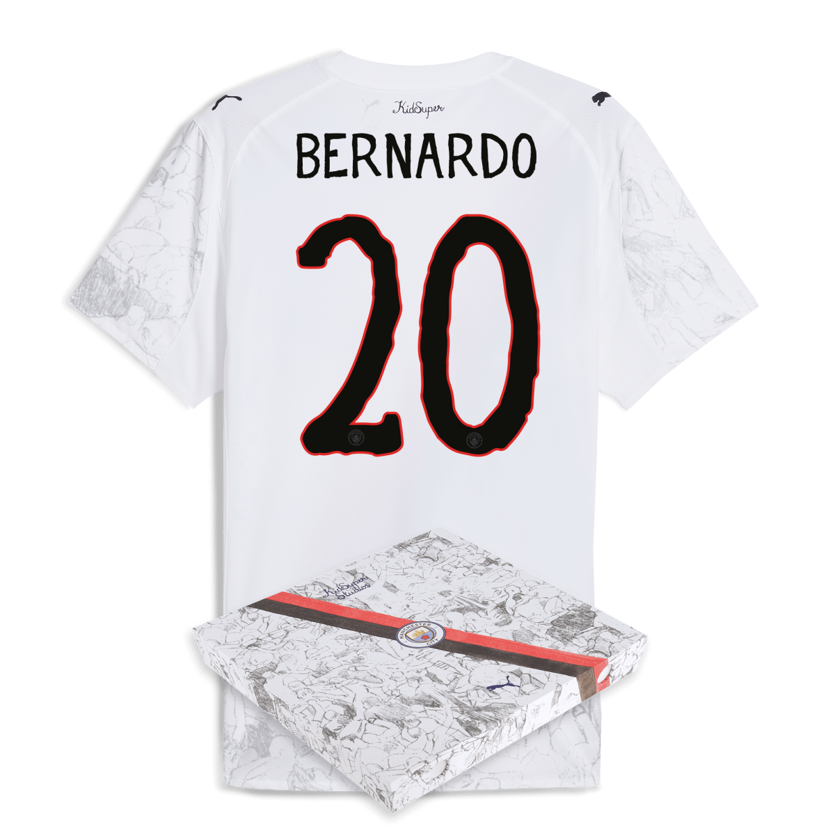Manchester City manchester city kidsuper authentic jersey 202526 with bernardo 20 printing in gift box Collection - ManchesterCitystore.com