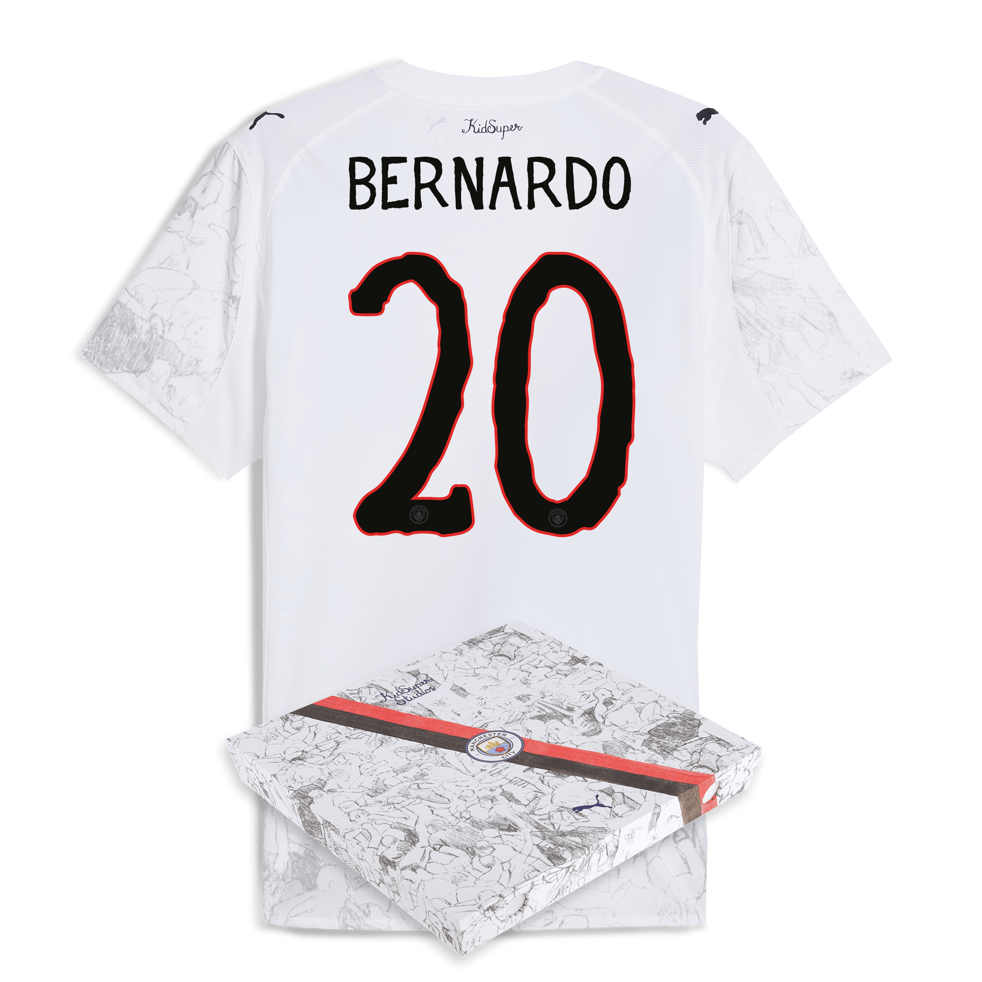 Manchester City manchester city kidsuper authentic jersey 202526 with bernardo 20 printing in gift box Collection - ManchesterCitystore.com