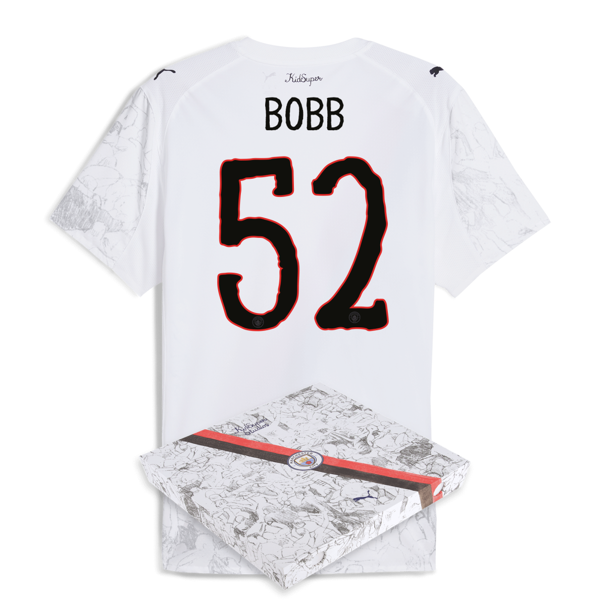 Manchester City manchester city kidsuper authentic jersey 202526 with bobb 52 printing in gift box Collection - ManchesterCitystore.com
