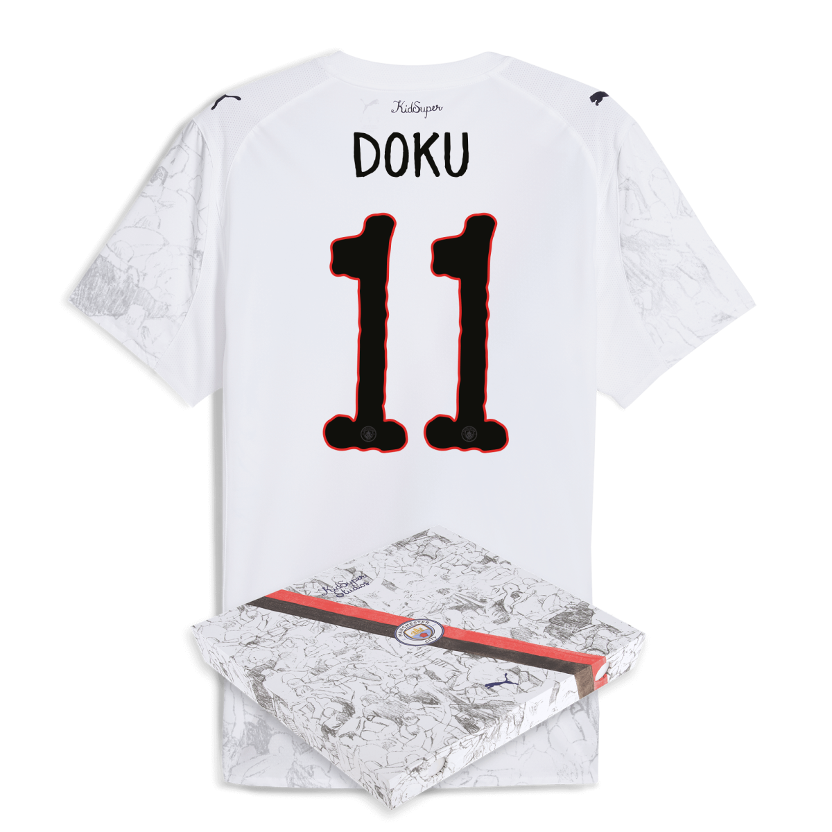 Manchester City manchester city kidsuper authentic jersey 202526 with doku 11 printing in gift box Collection - ManchesterCitystore.com