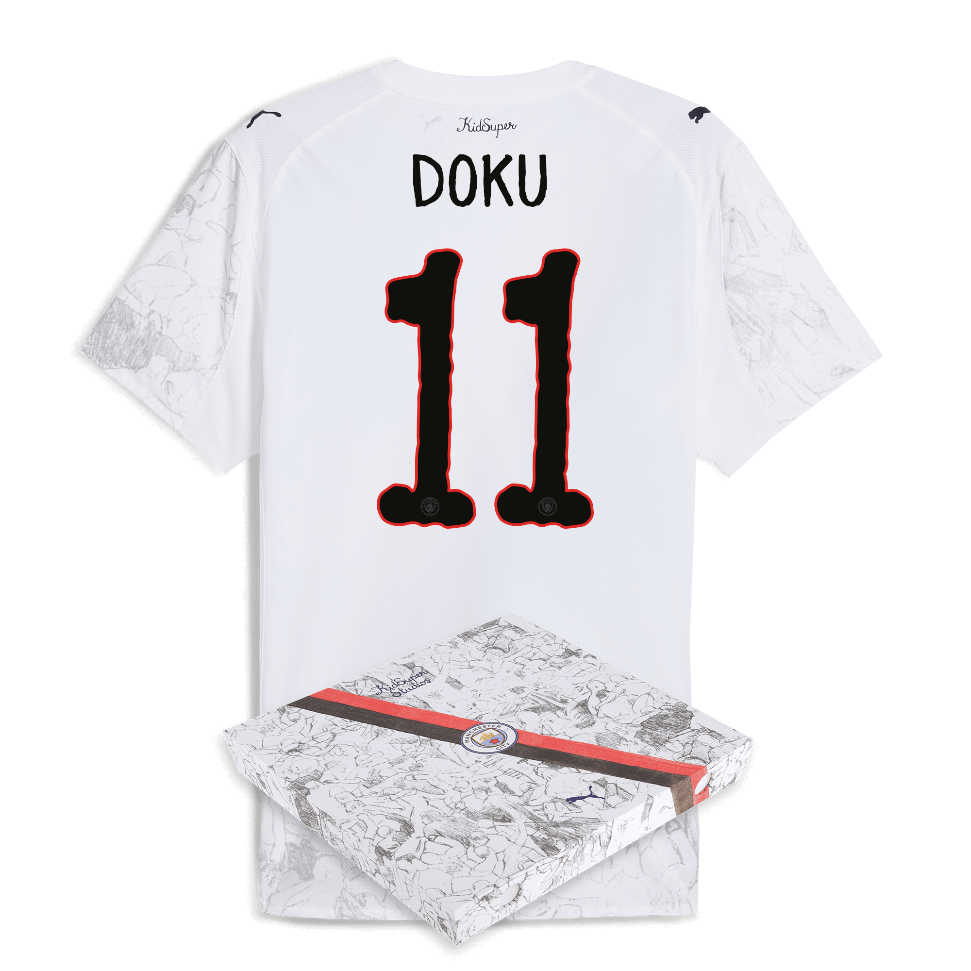 Manchester City manchester city kidsuper authentic jersey 202526 with doku 11 printing in gift box Collection - ManchesterCitystore.com