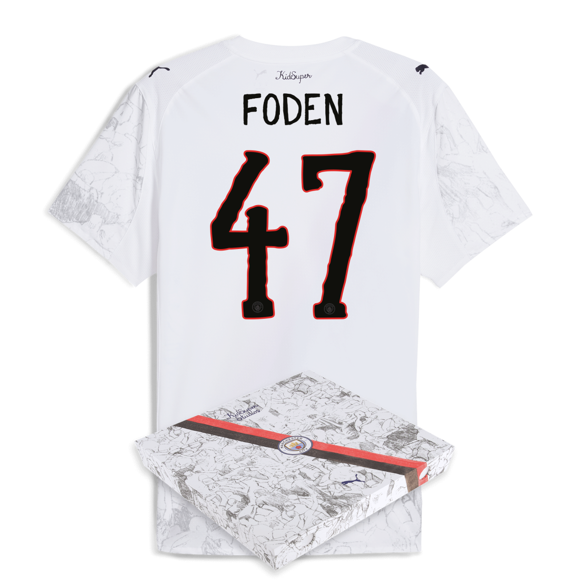 Manchester City manchester city kidsuper authentic jersey 202526 with foden 47 printing in gift box Collection - ManchesterCitystore.com