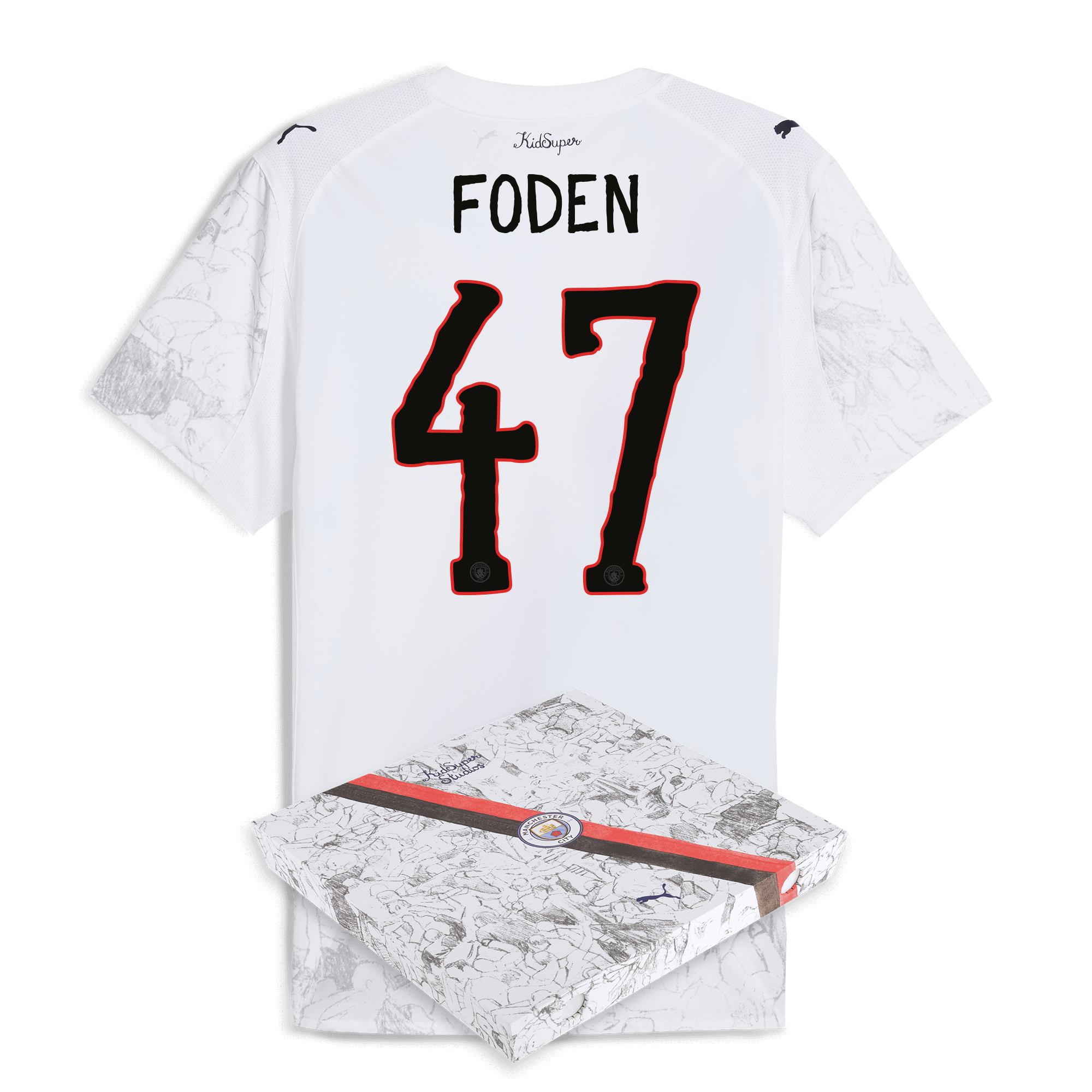 Manchester City manchester city kidsuper authentic jersey 202526 with foden 47 printing in gift box Collection - ManchesterCitystore.com