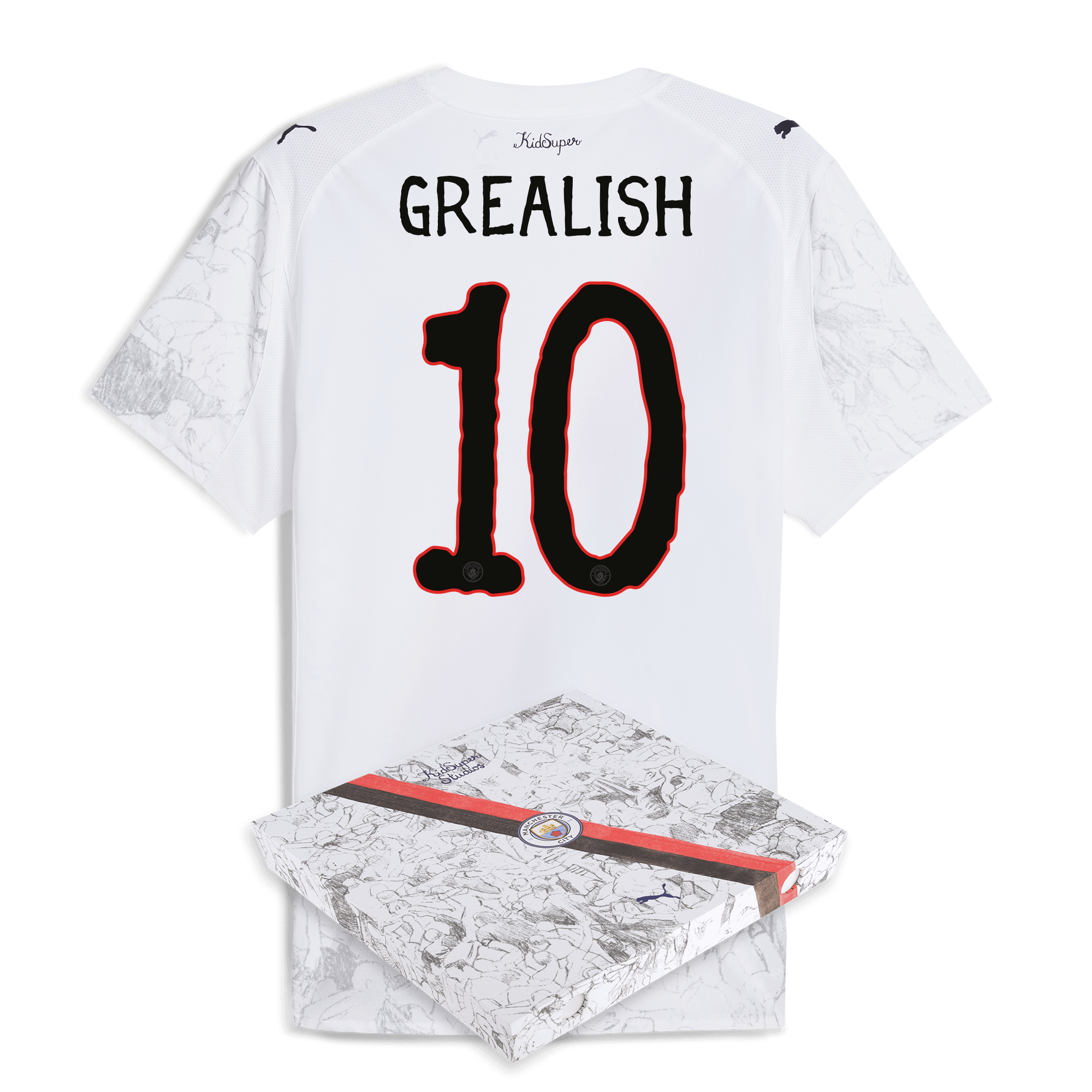 Manchester City manchester city kidsuper authentic jersey 202526 with grealish 10 printing in gift box Collection - ManchesterCitystore.com
