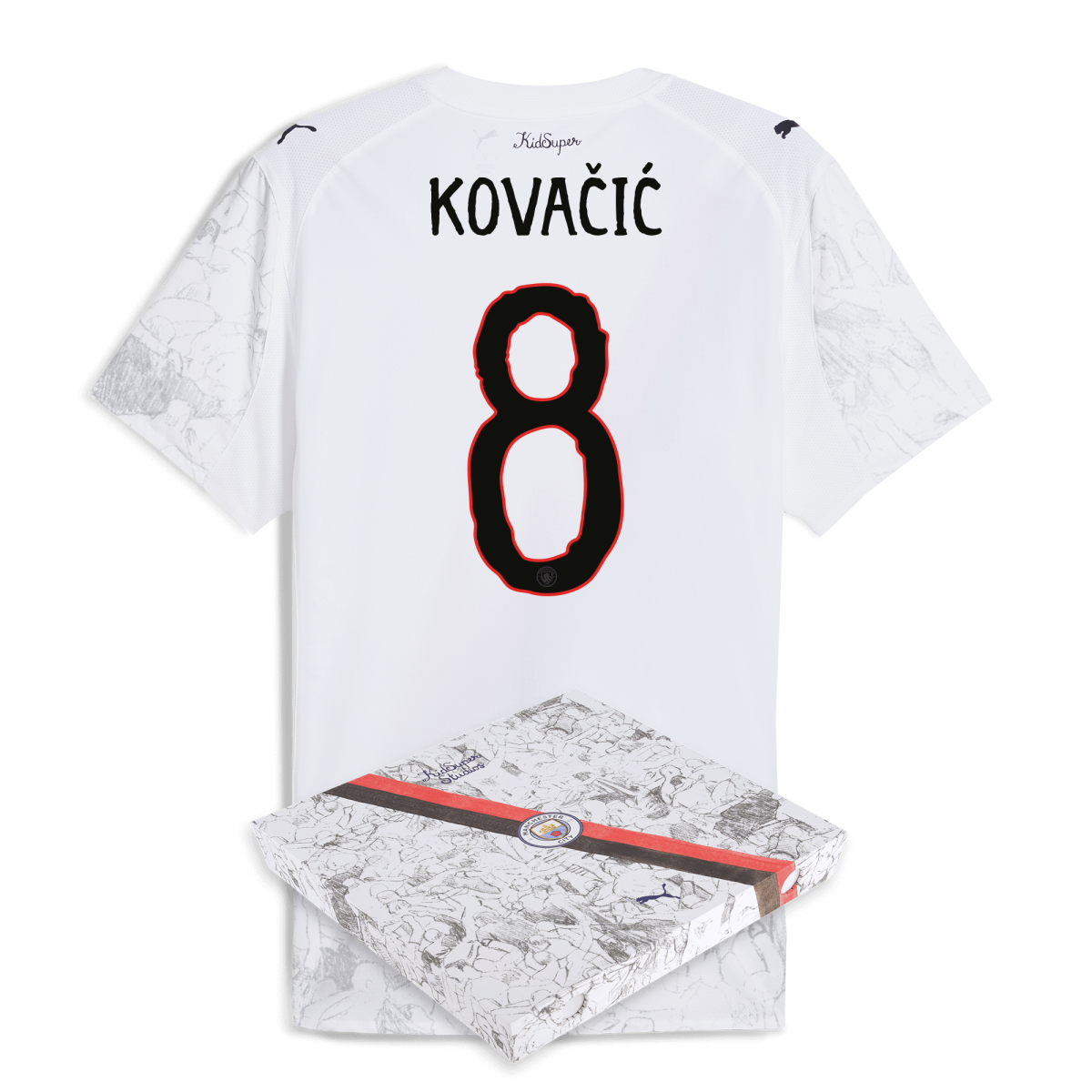 Manchester City manchester city kidsuper authentic jersey 202526 with kovacic 8 printing in gift box Collection - ManchesterCitystore.com