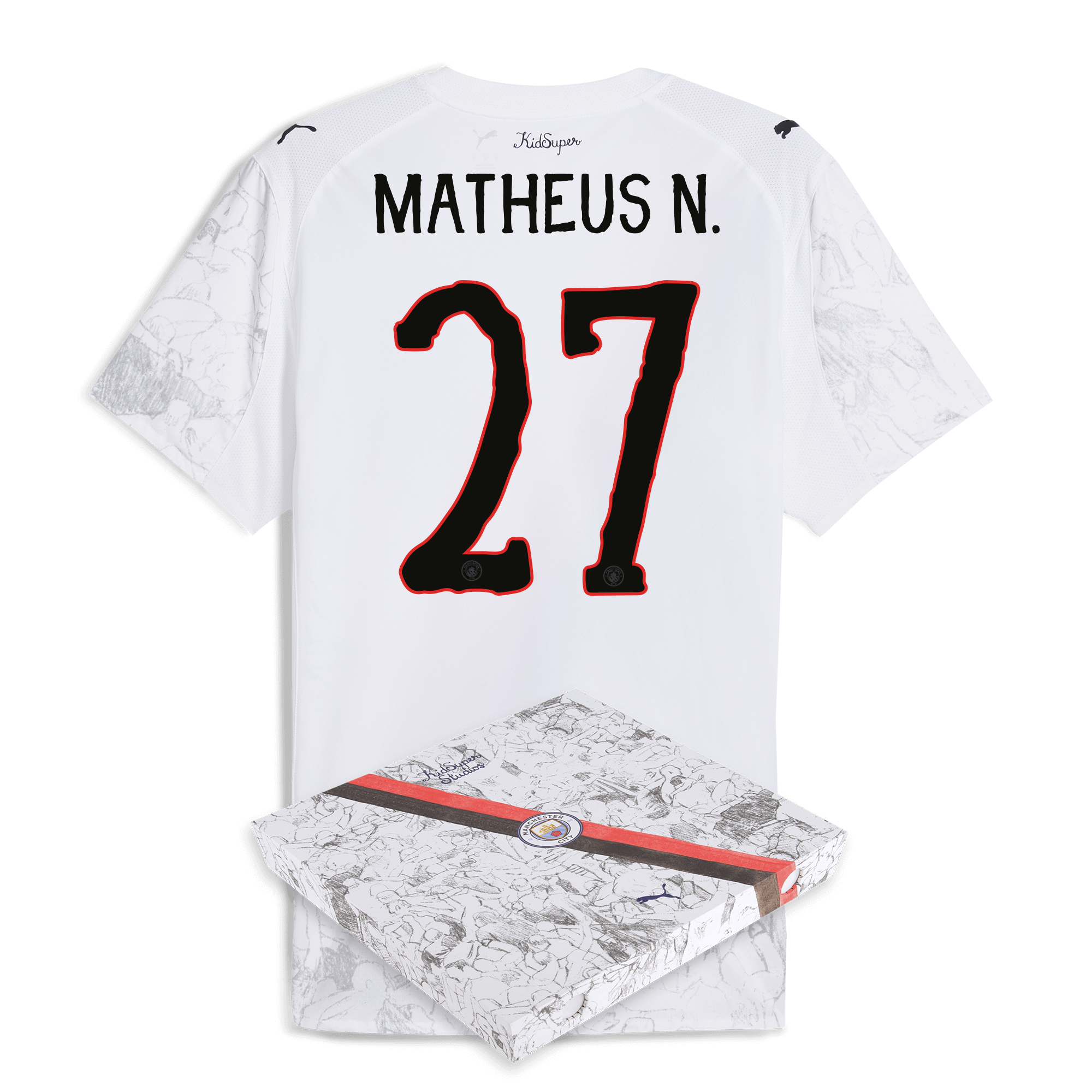 Manchester City manchester city kidsuper authentic jersey 202526 with matheus n. 27 printing in gift box Collection - ManchesterCitystore.com