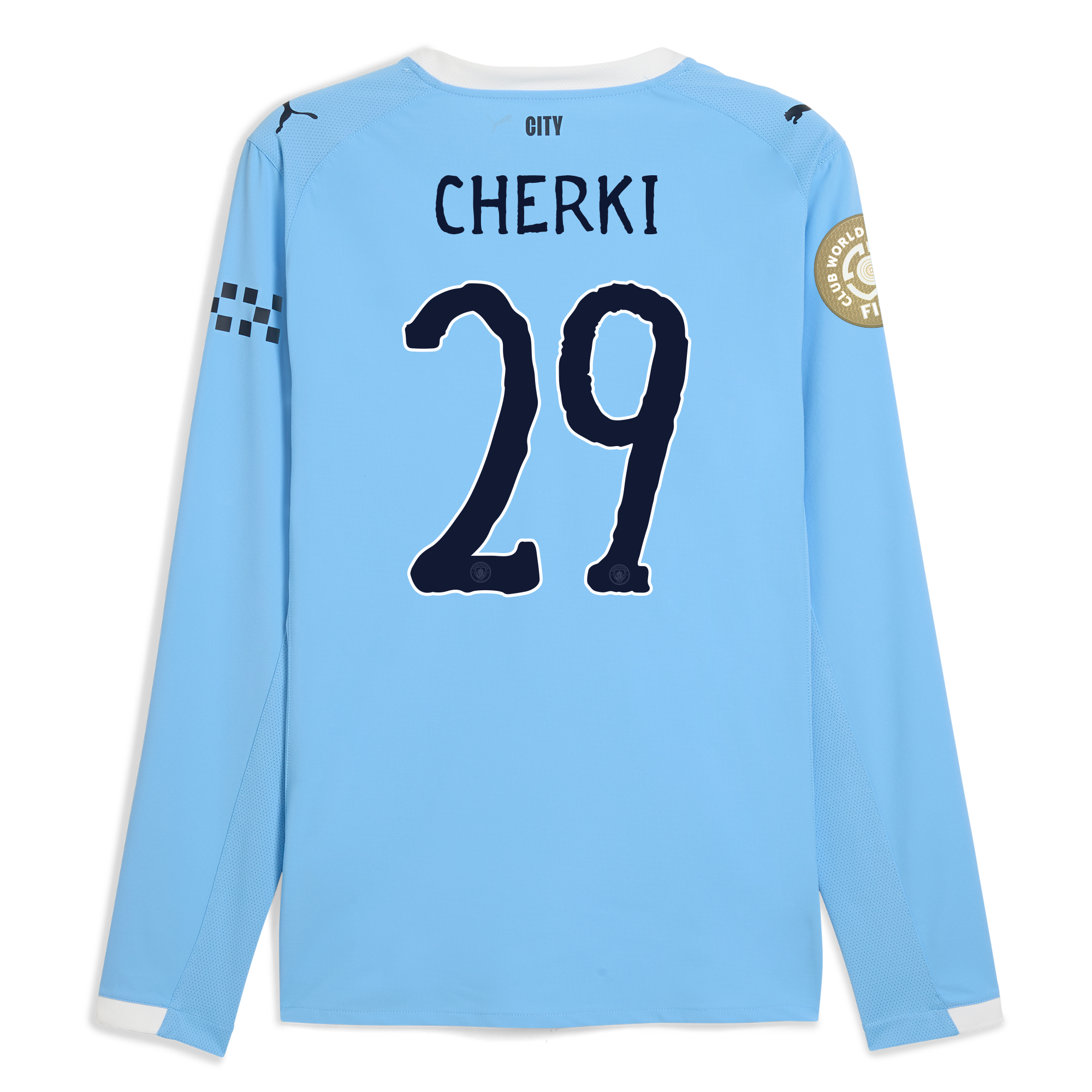 Manchester City manchester city kidsuper club world cup home authentic jersey 202526 long sleeve with cherki 29 printing Collection - ManchesterCitystore.com