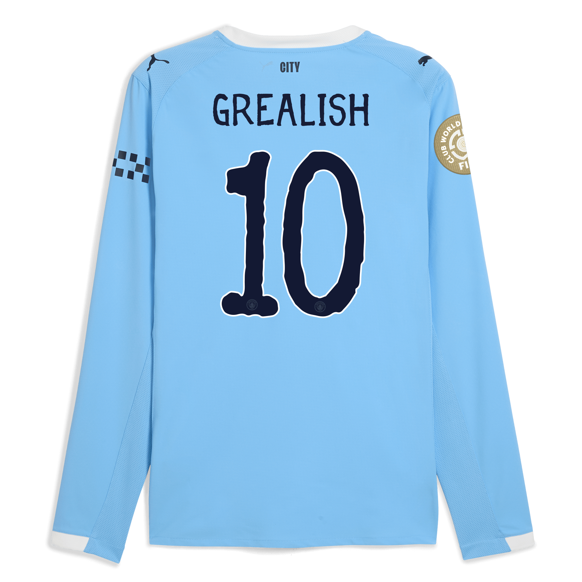 Manchester City manchester city kidsuper club world cup home authentic jersey 202526 long sleeve with grealish 10 printing Collection - ManchesterCitystore.com