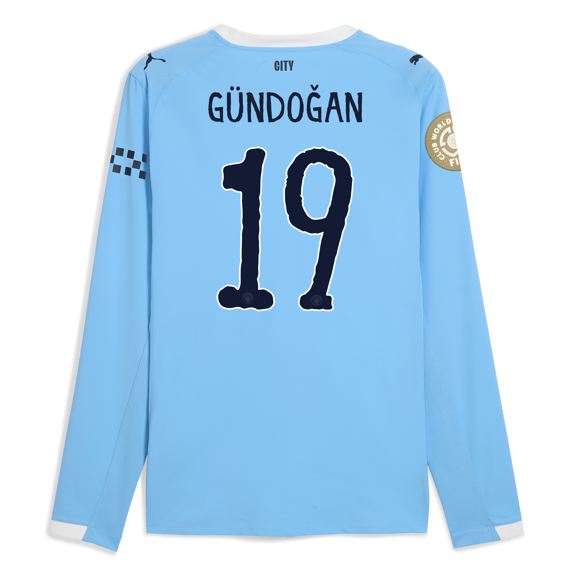 Manchester City manchester city kidsuper club world cup home authentic jersey 202526 long sleeve with gundogan 19 printing Collection - ManchesterCitystore.com