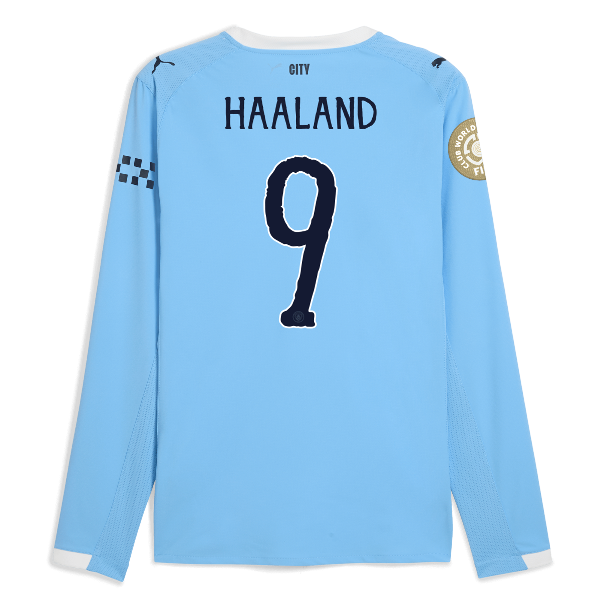 Manchester City manchester city kidsuper club world cup home authentic jersey 202526 long sleeve with haaland 9 printing Collection - ManchesterCitystore.com