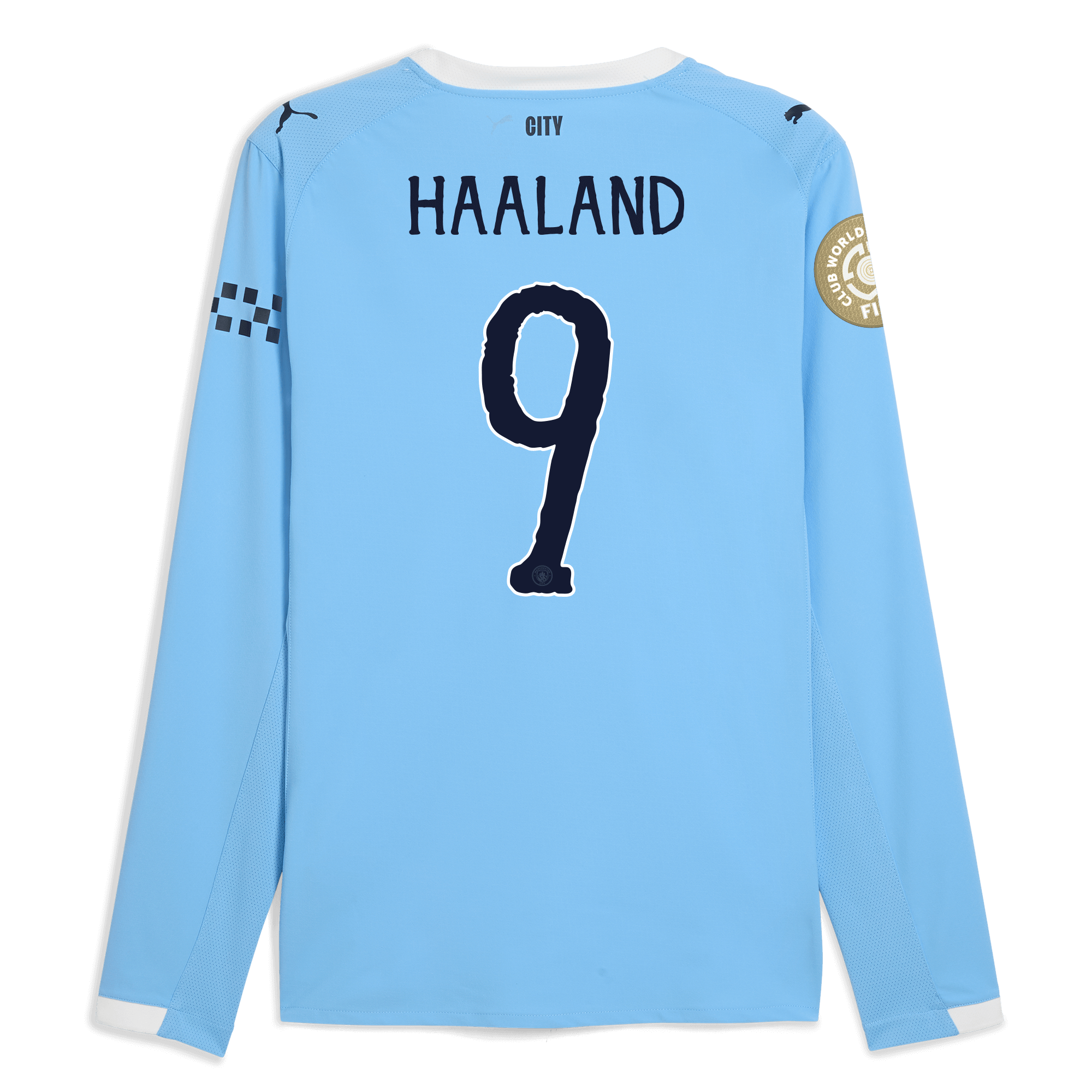 Manchester City manchester city kidsuper club world cup home authentic jersey 202526 long sleeve with haaland 9 printing Collection - ManchesterCitystore.com