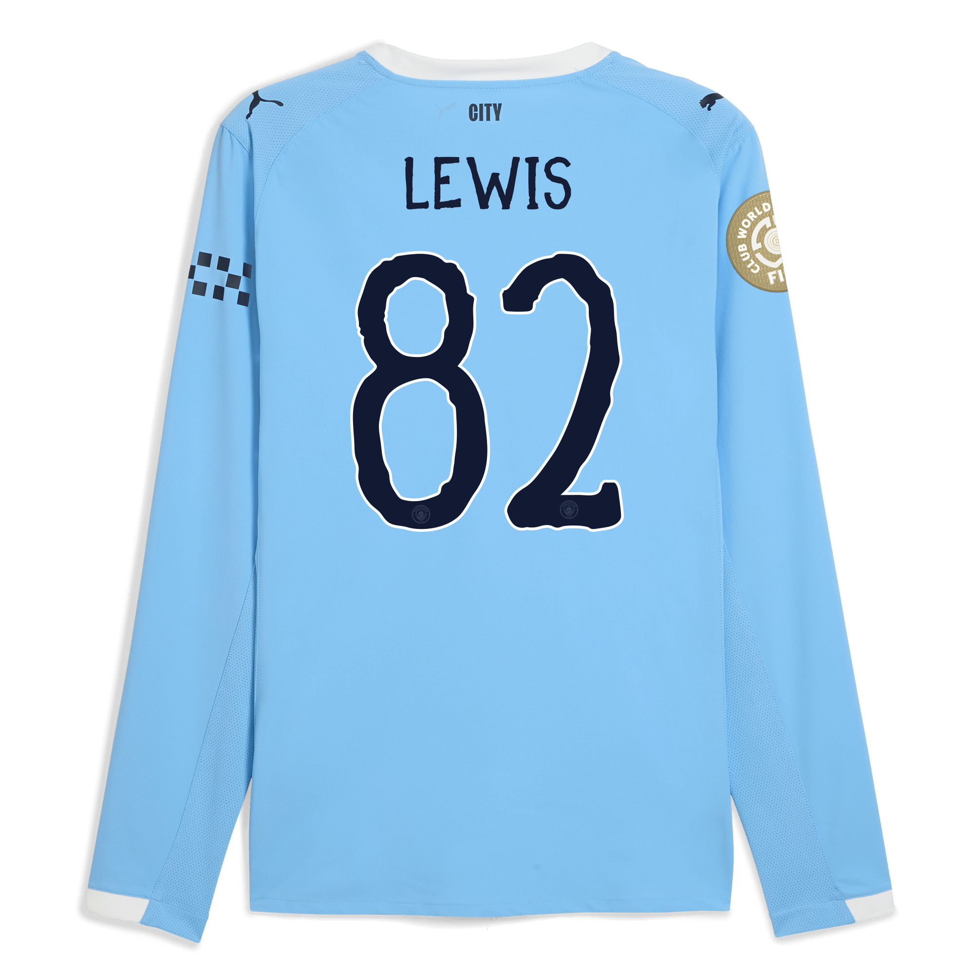 Manchester City manchester city kidsuper club world cup home authentic jersey 202526 long sleeve with lewis 82 printing Collection - ManchesterCitystore.com