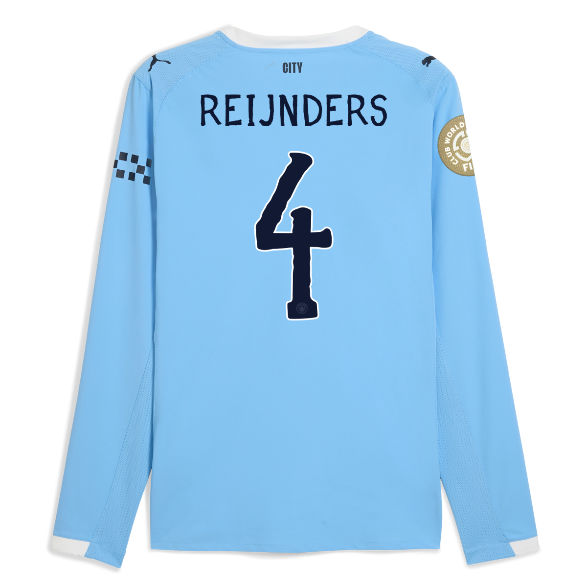 Manchester City manchester city kidsuper club world cup home authentic jersey 202526 long sleeve with reijnders 4 printing Collection - ManchesterCitystore.com