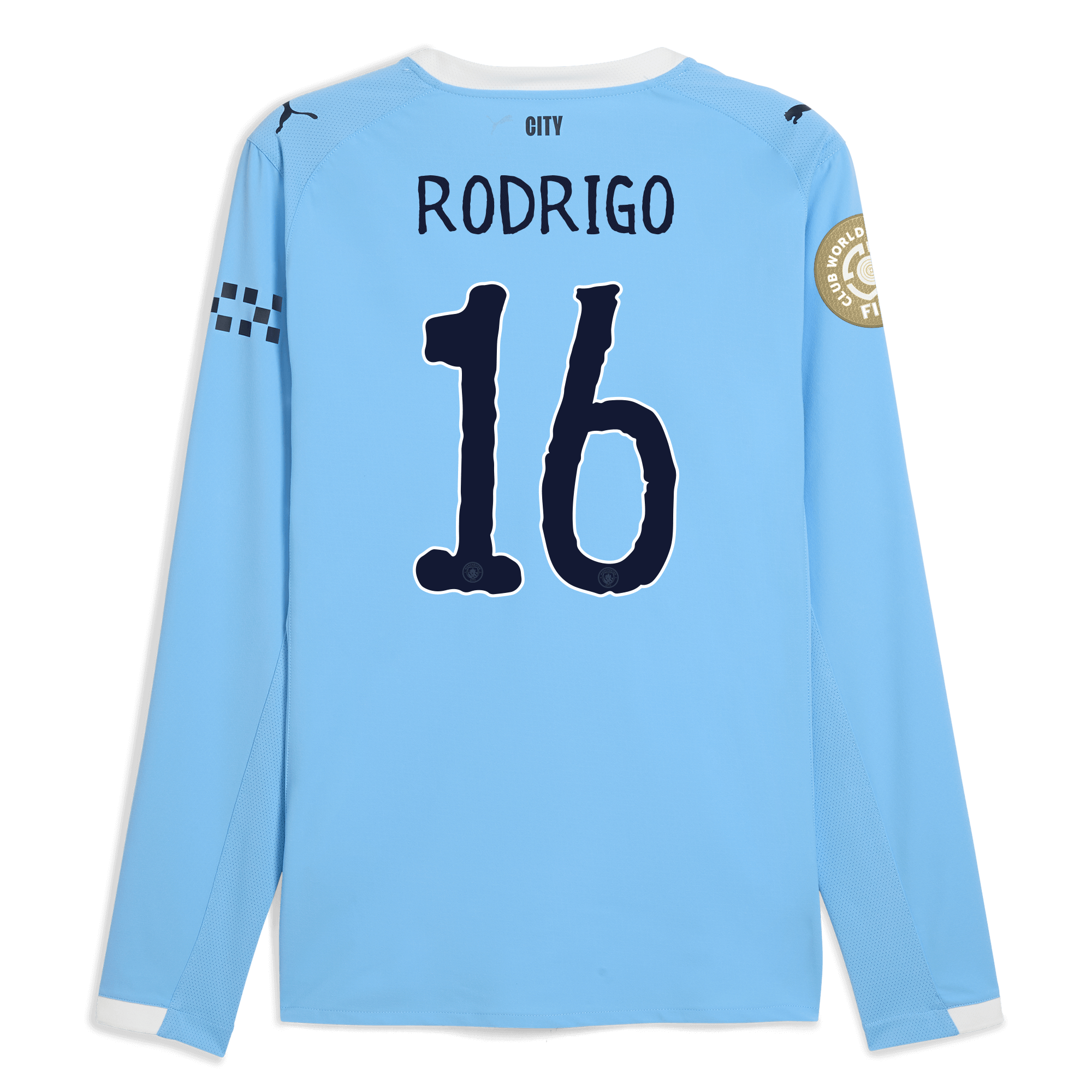 Manchester City manchester city kidsuper club world cup home authentic jersey 202526 long sleeve with rodrigo 16 printing Collection - ManchesterCitystore.com