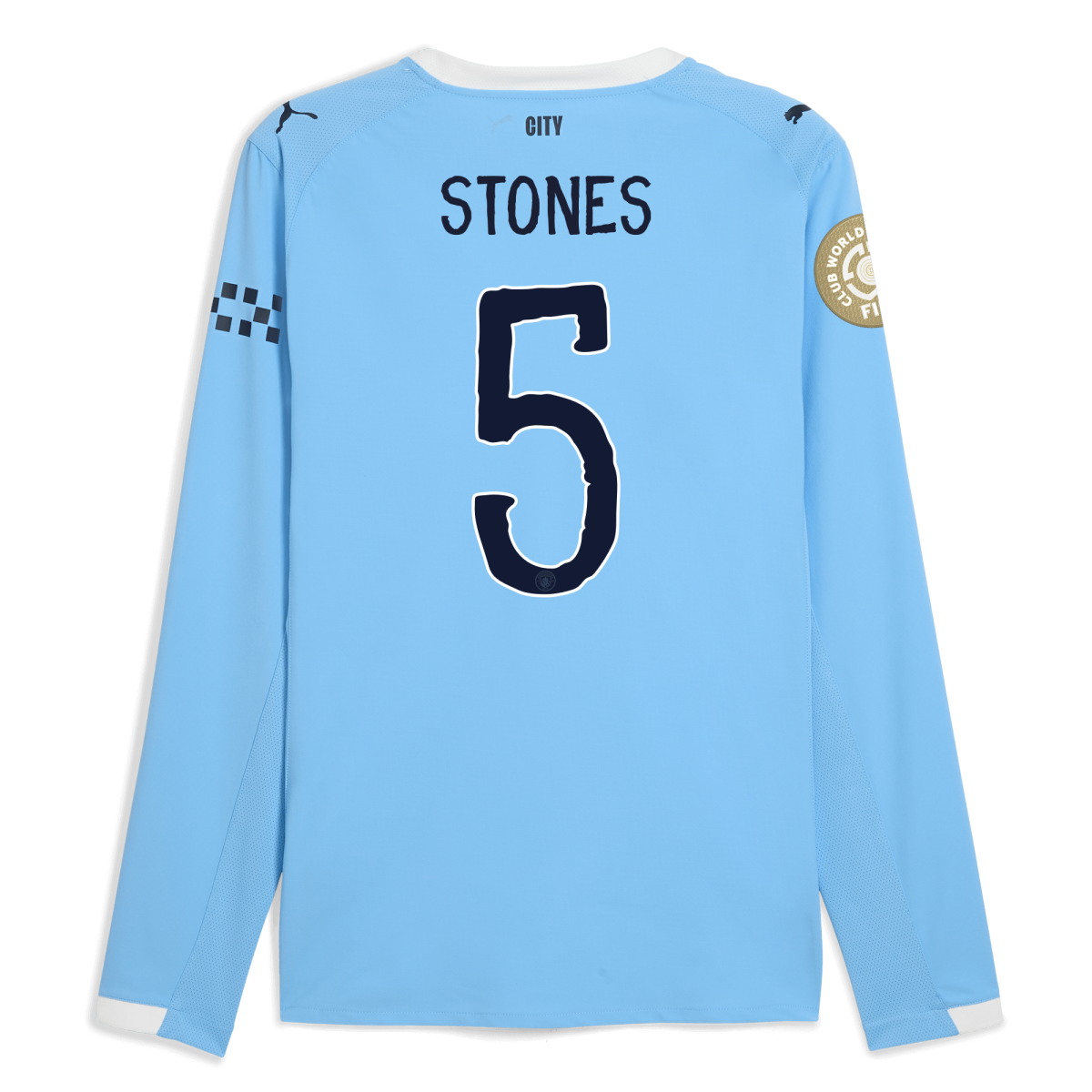 Manchester City manchester city kidsuper club world cup home authentic jersey 202526 long sleeve with stones 5 printing Collection - ManchesterCitystore.com