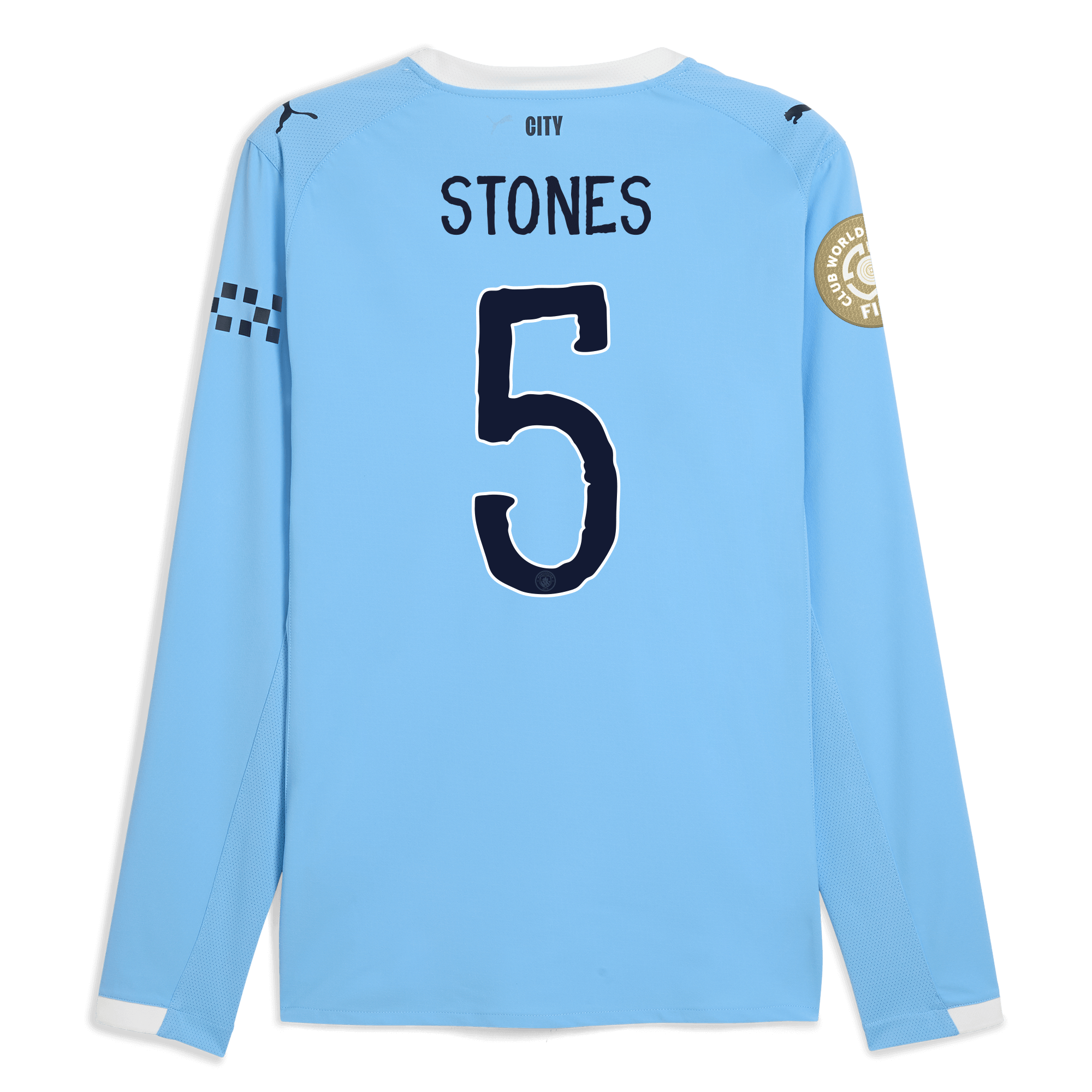 Manchester City manchester city kidsuper club world cup home authentic jersey 202526 long sleeve with stones 5 printing Collection - ManchesterCitystore.com
