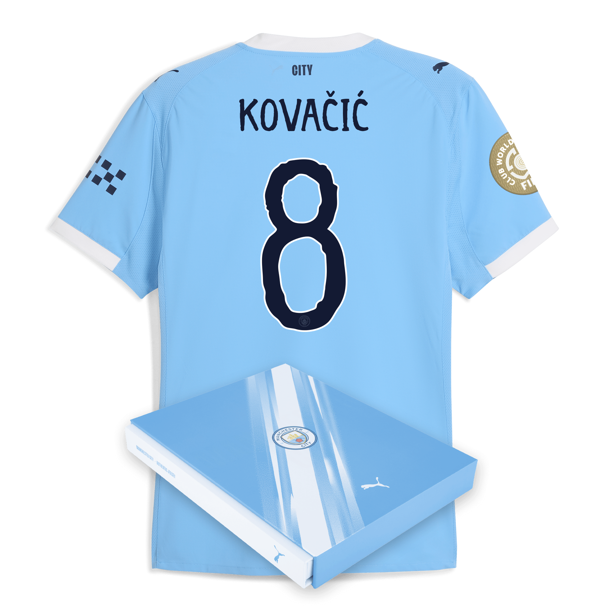 Manchester City manchester city kidsuper club world cup home authentic jersey 202526 with kovacic 8 printing in gift box Collection - ManchesterCitystore.com