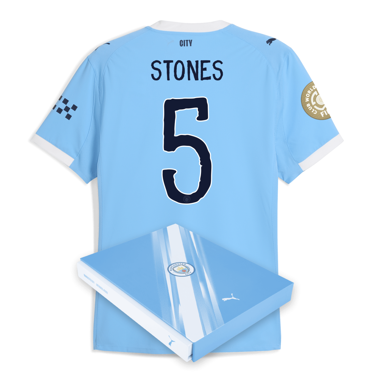 Manchester City manchester city kidsuper club world cup home authentic jersey 202526 with stones 5 printing in gift box Collection - ManchesterCitystore.com