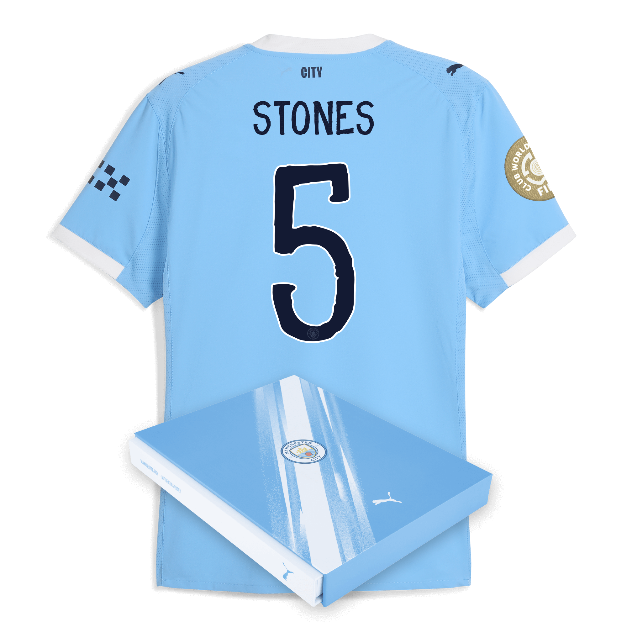 Manchester City manchester city kidsuper club world cup home authentic jersey 202526 with stones 5 printing in gift box Collection - ManchesterCitystore.com