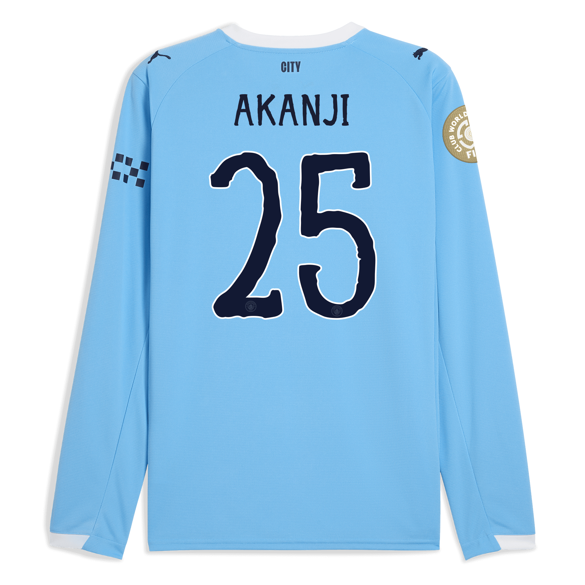 Manchester City manchester city kidsuper club world cup home jersey 202526 long sleeve with akanji 25 printing Collection - ManchesterCitystore.com