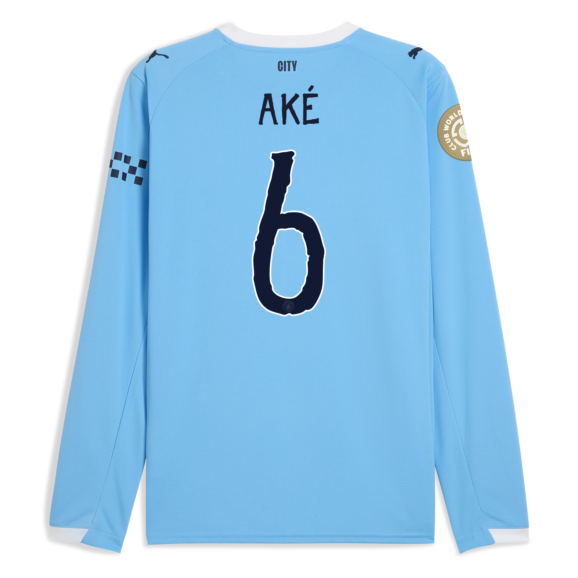 Manchester City manchester city kidsuper club world cup home jersey 202526 long sleeve with ake 6 printing Collection - ManchesterCitystore.com