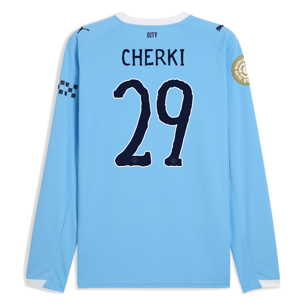 Manchester City manchester city kidsuper club world cup home jersey 202526 long sleeve with cherki 29 printing Collection - ManchesterCitystore.com
