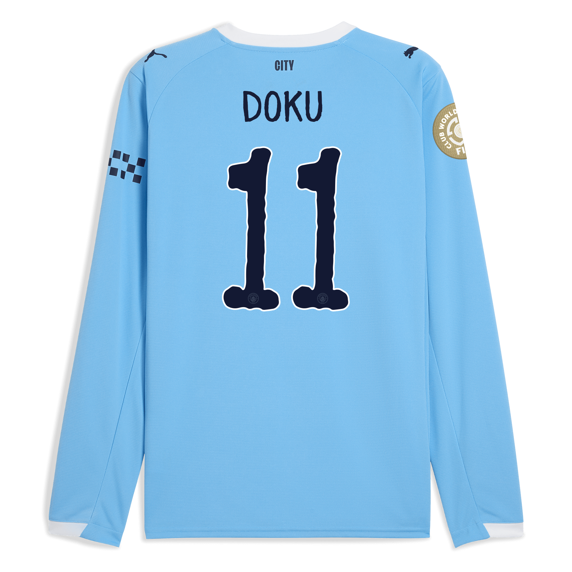 Manchester City manchester city kidsuper club world cup home jersey 202526 long sleeve with doku 11 printing Collection - ManchesterCitystore.com