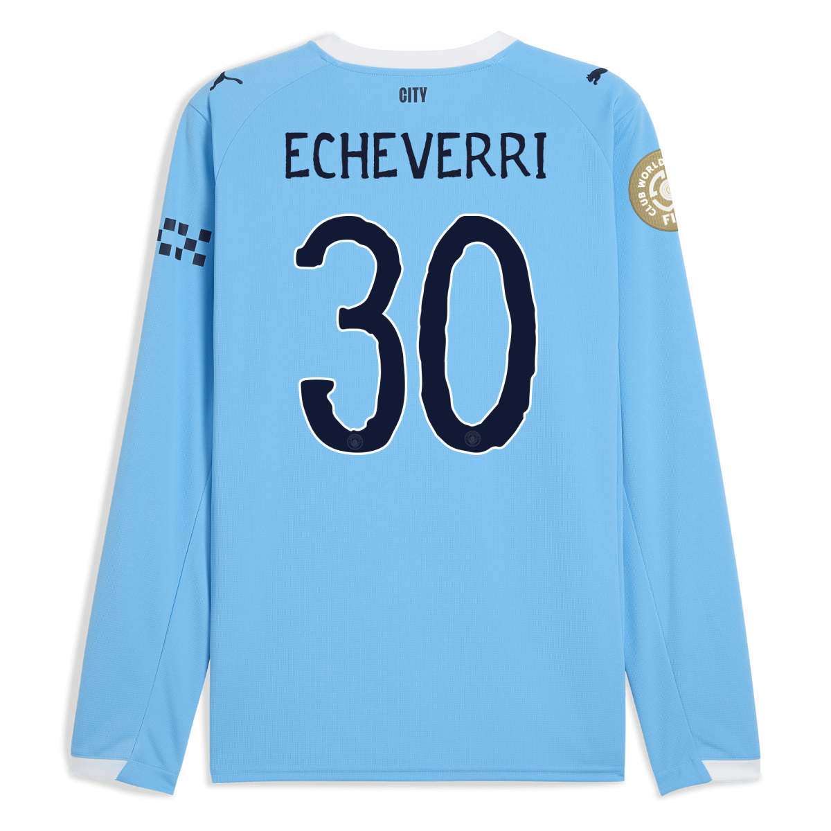 Manchester City manchester city kidsuper club world cup home jersey 202526 long sleeve with echeverri 30 printing Collection - ManchesterCitystore.com