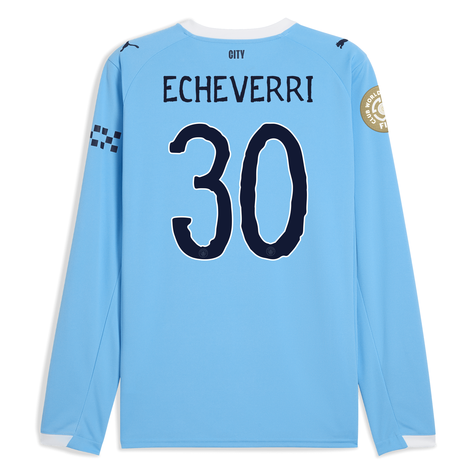Manchester City manchester city kidsuper club world cup home jersey 202526 long sleeve with echeverri 30 printing Collection - ManchesterCitystore.com