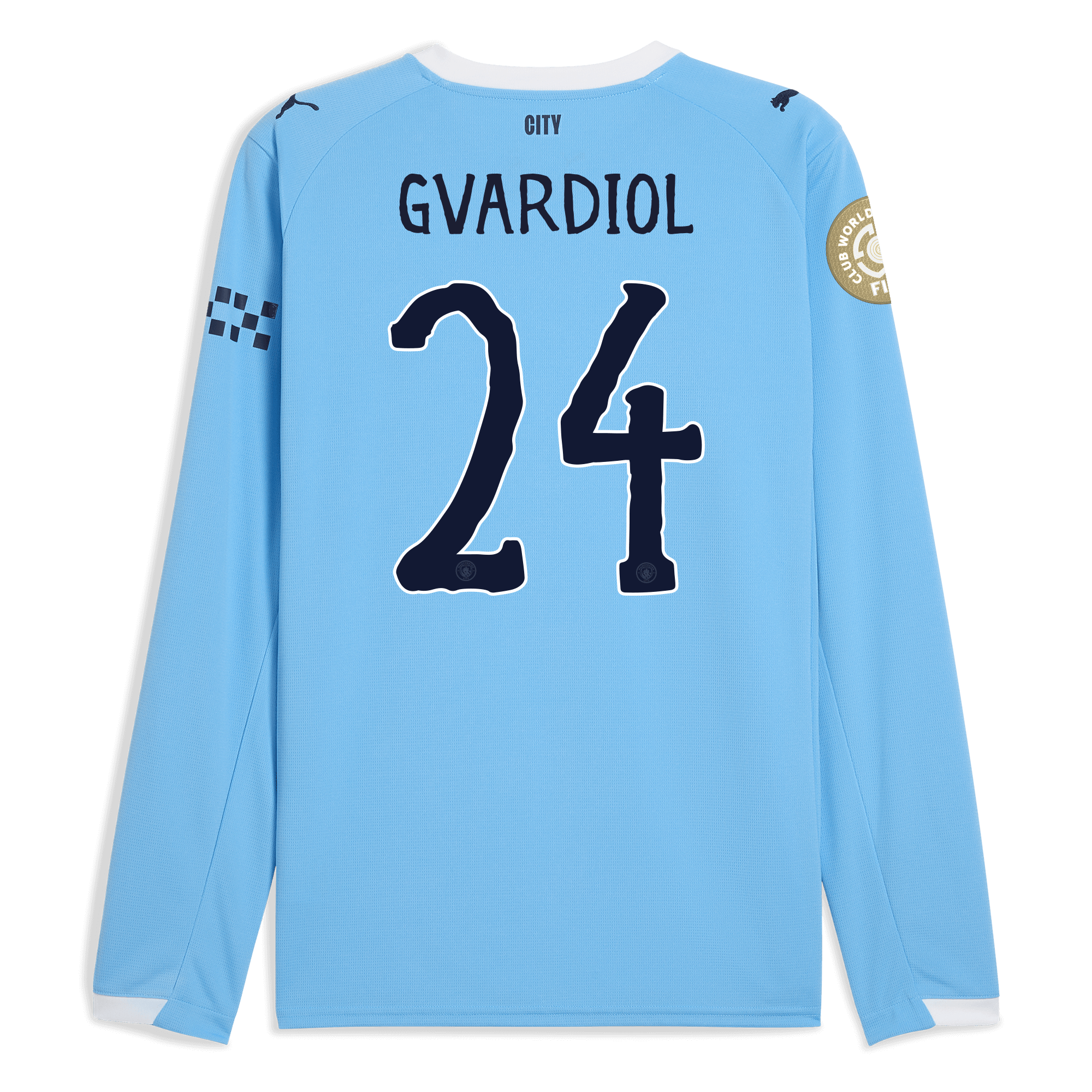 Manchester City manchester city kidsuper club world cup home jersey 202526 long sleeve with gvardiol 24 printing Collection - ManchesterCitystore.com