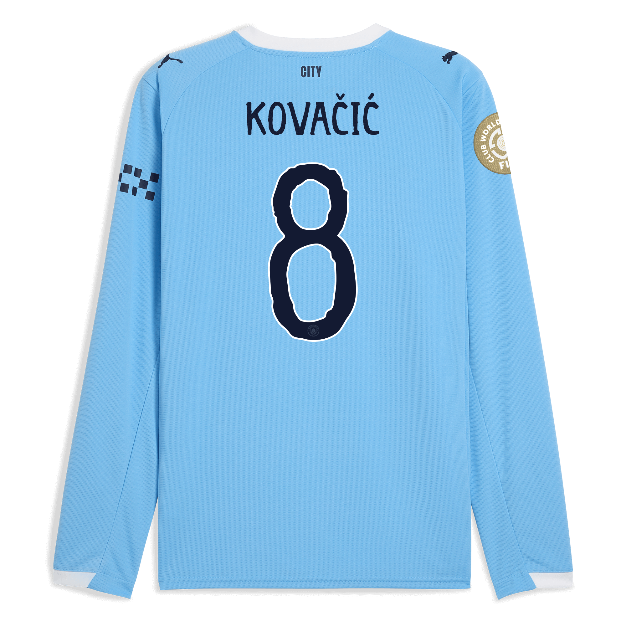 Manchester City manchester city kidsuper club world cup home jersey 202526 long sleeve with kovacic 8 printing Collection - ManchesterCitystore.com