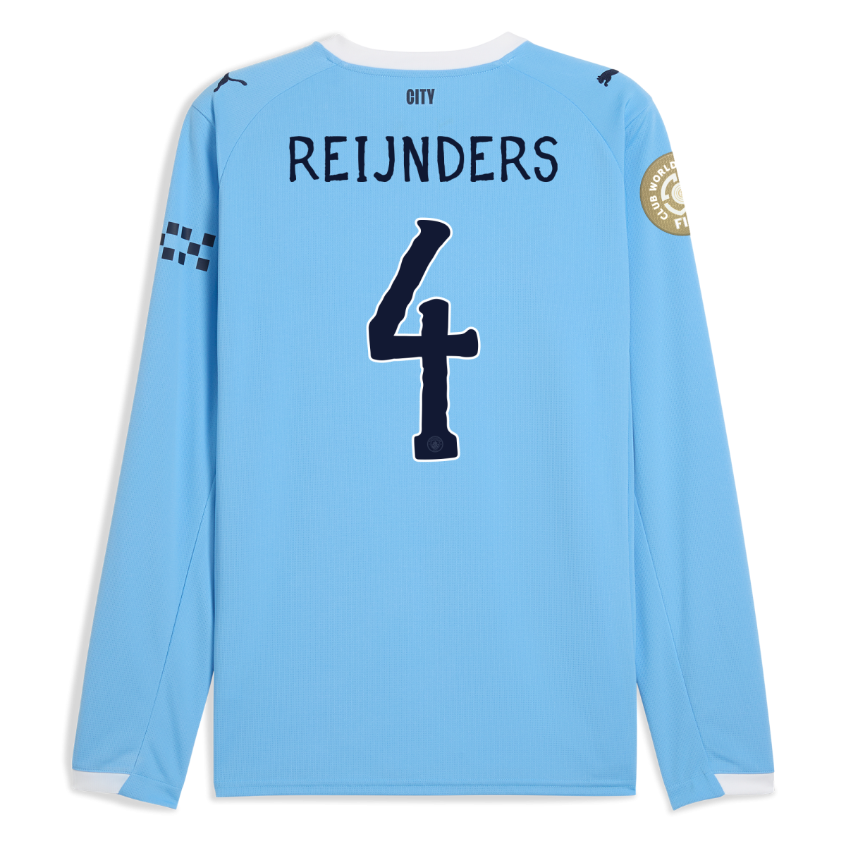 Manchester City manchester city kidsuper club world cup home jersey 202526 long sleeve with reijnders 4 printing Collection - ManchesterCitystore.com