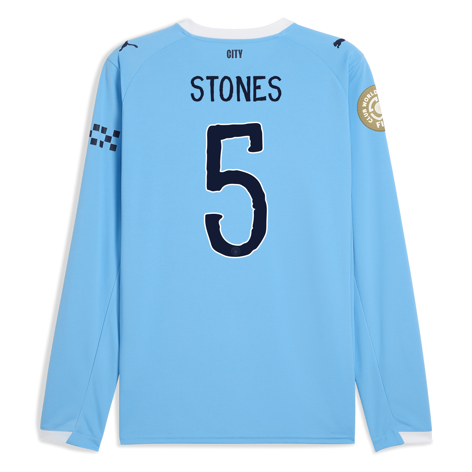 Manchester City manchester city kidsuper club world cup home jersey 202526 long sleeve with stones 5 printing Collection - ManchesterCitystore.com