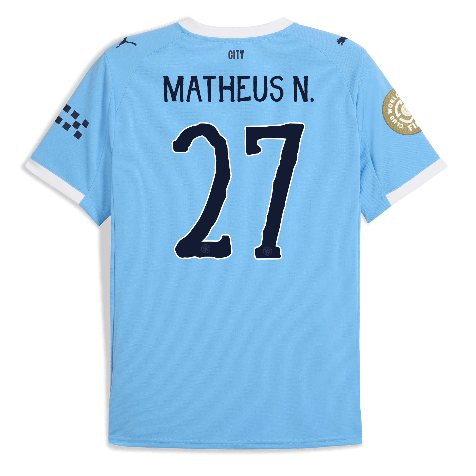 Manchester City manchester city kidsuper club world cup home jersey 202526 with matheus n. 27 printing Collection - ManchesterCitystore.com