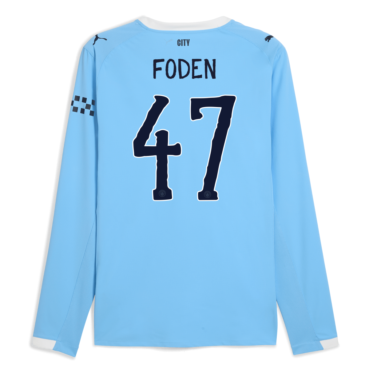 Manchester City manchester city kidsuper home authentic jersey 202526 long sleeve with foden 47 printing Collection - ManchesterCitystore.com