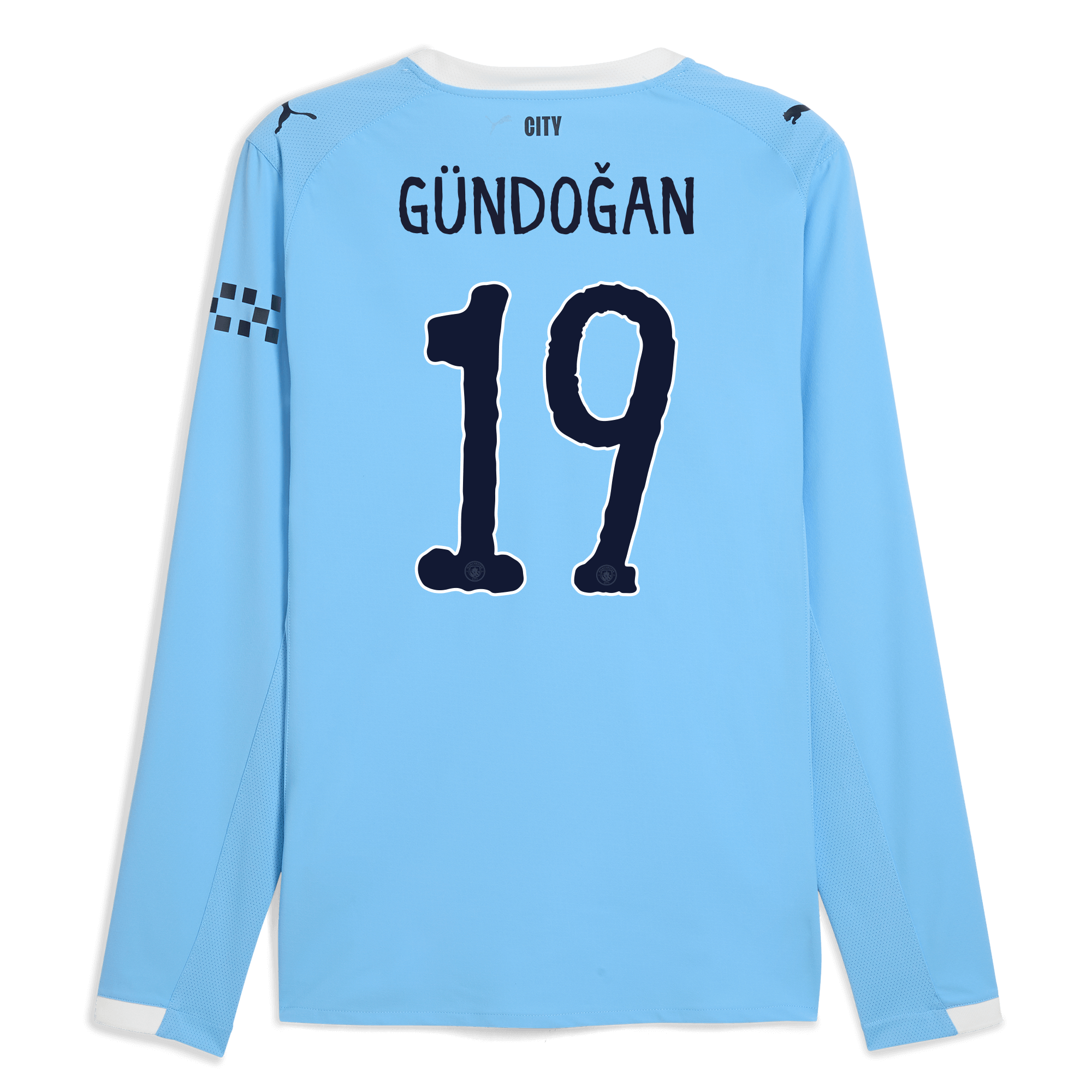 Manchester City manchester city kidsuper home authentic jersey 202526 long sleeve with gundogan 19 printing Collection - ManchesterCitystore.com