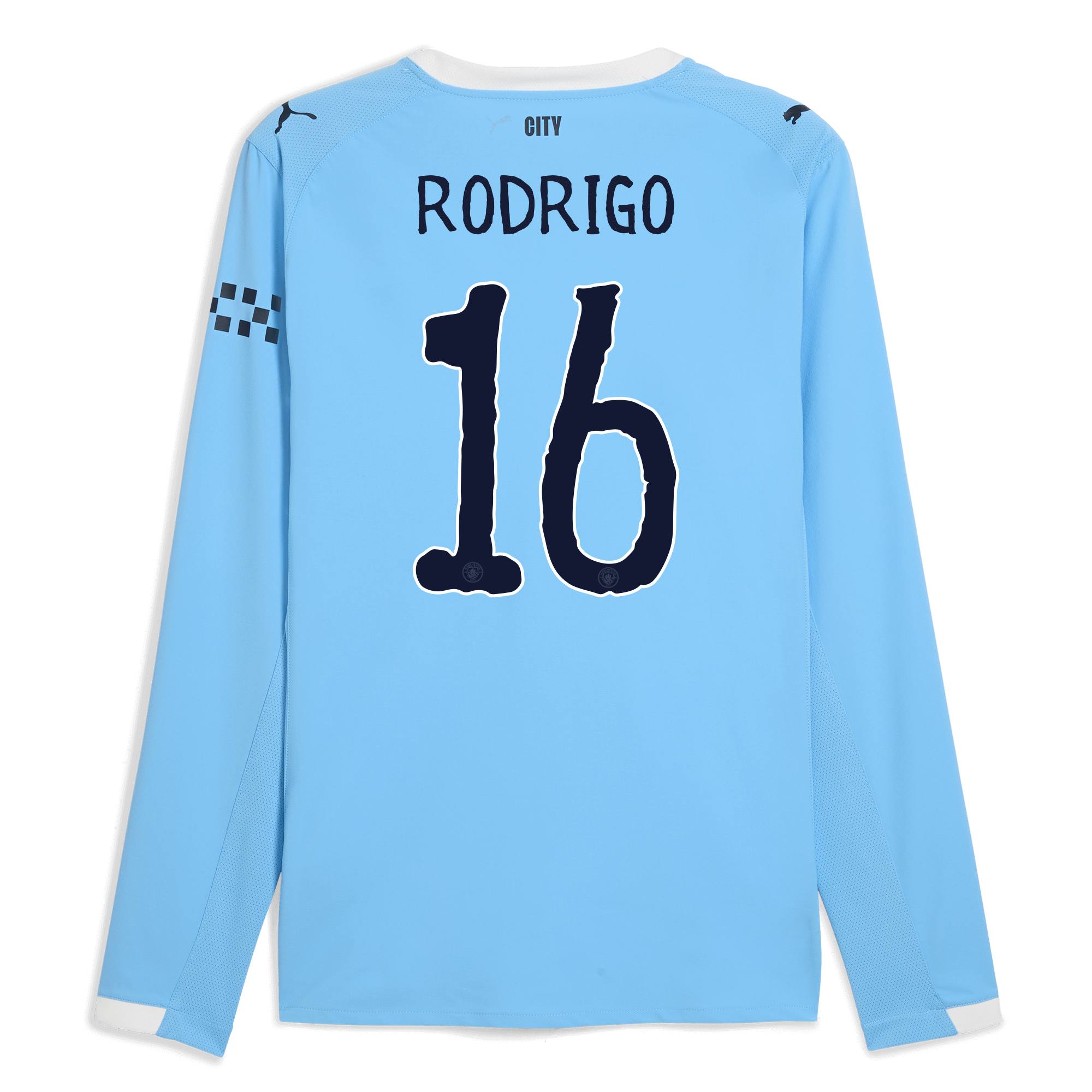 Manchester City manchester city kidsuper home authentic jersey 202526 long sleeve with rodrigo 16 printing Collection - ManchesterCitystore.com