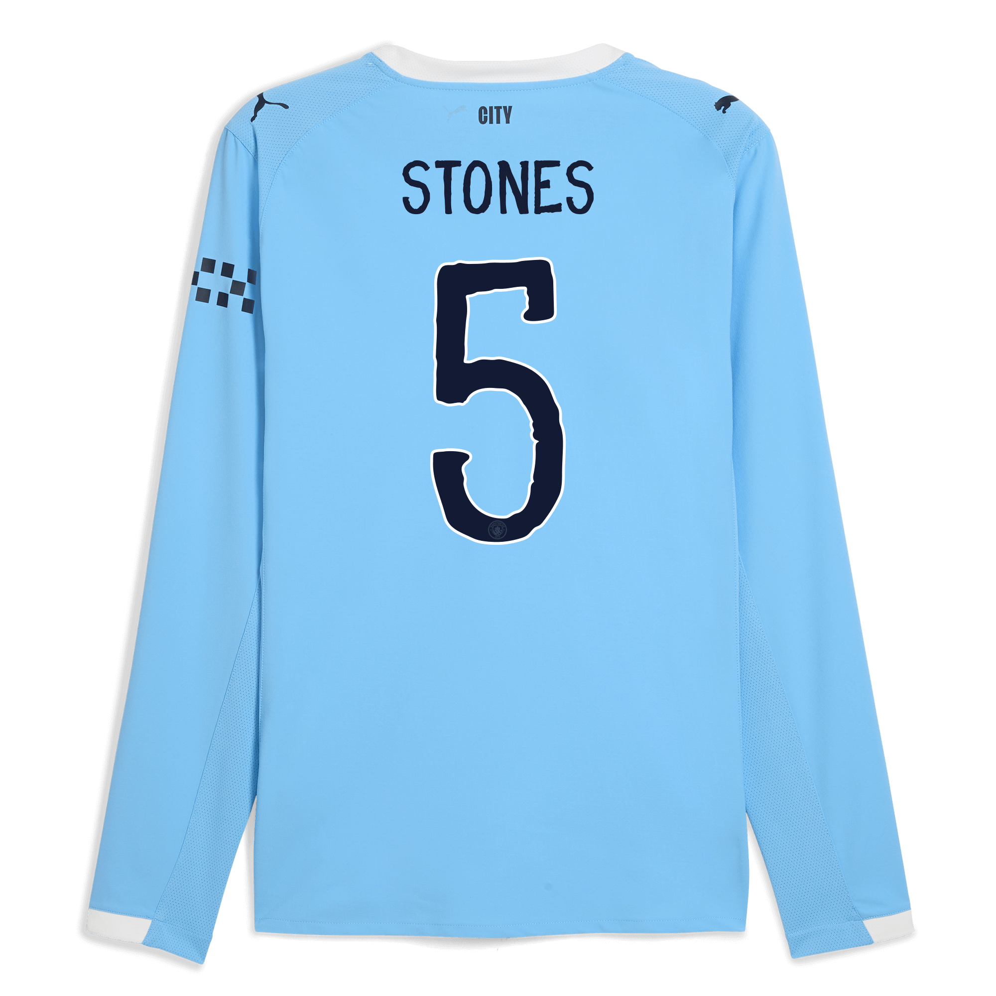 Manchester City manchester city kidsuper home authentic jersey 202526 long sleeve with stones 5 printing Collection - ManchesterCitystore.com